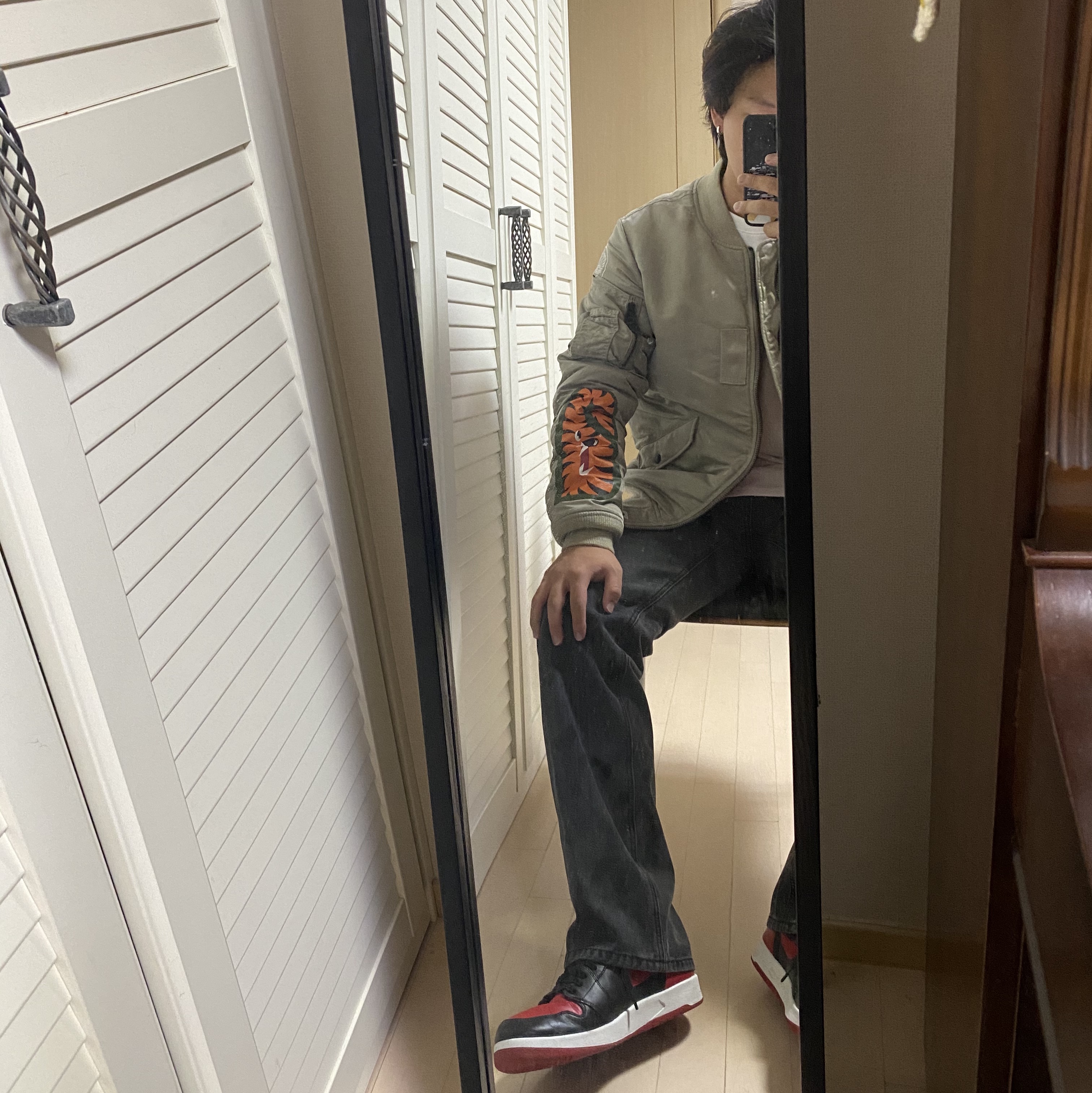 Jordan 1.5 Retro Bred 착용 스타일
