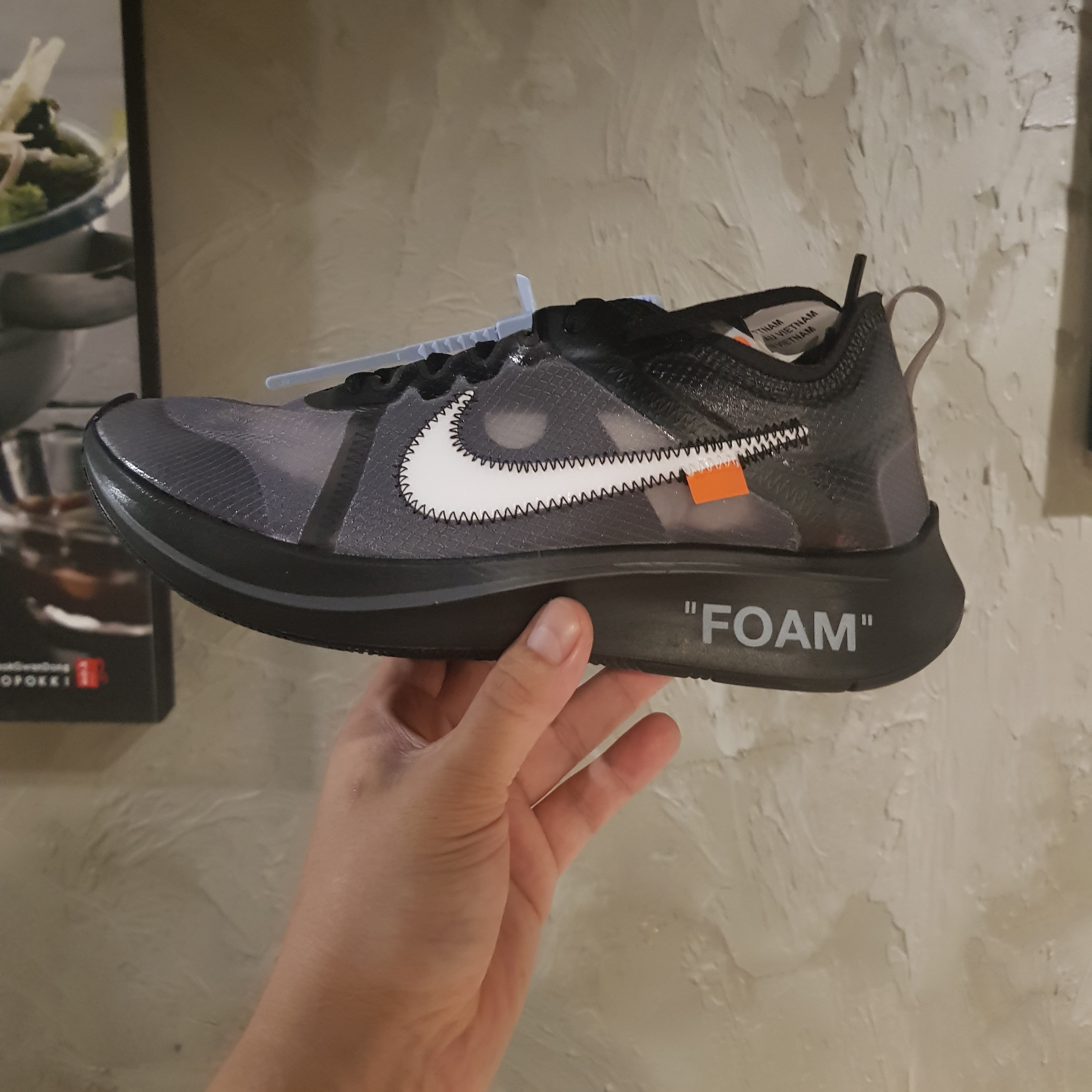 Nike x Off-White Zoom Fly SP Black 착용 스타일