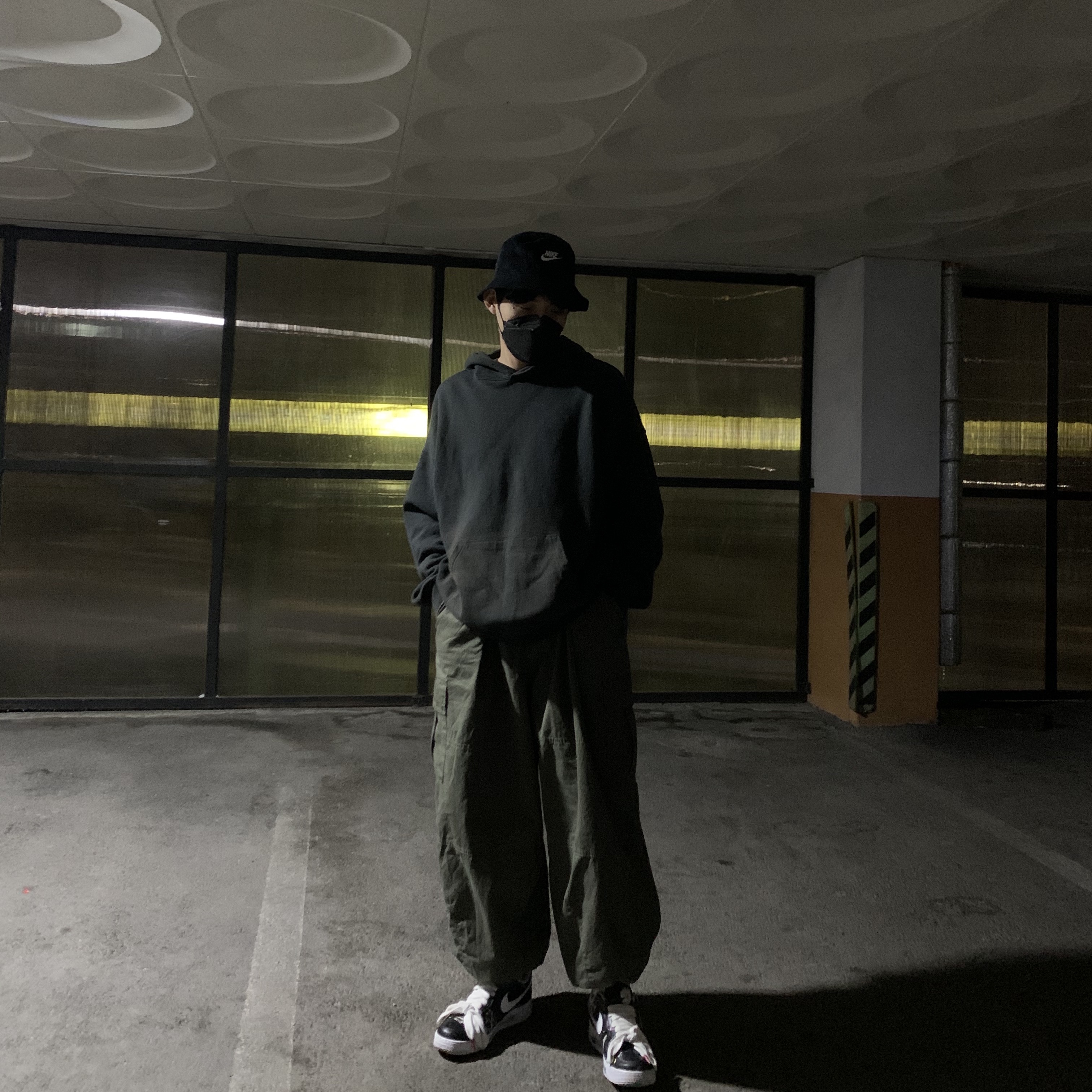 Nike x Peaceminusone Air Force 1 Low Para-Noise 착용 스타일