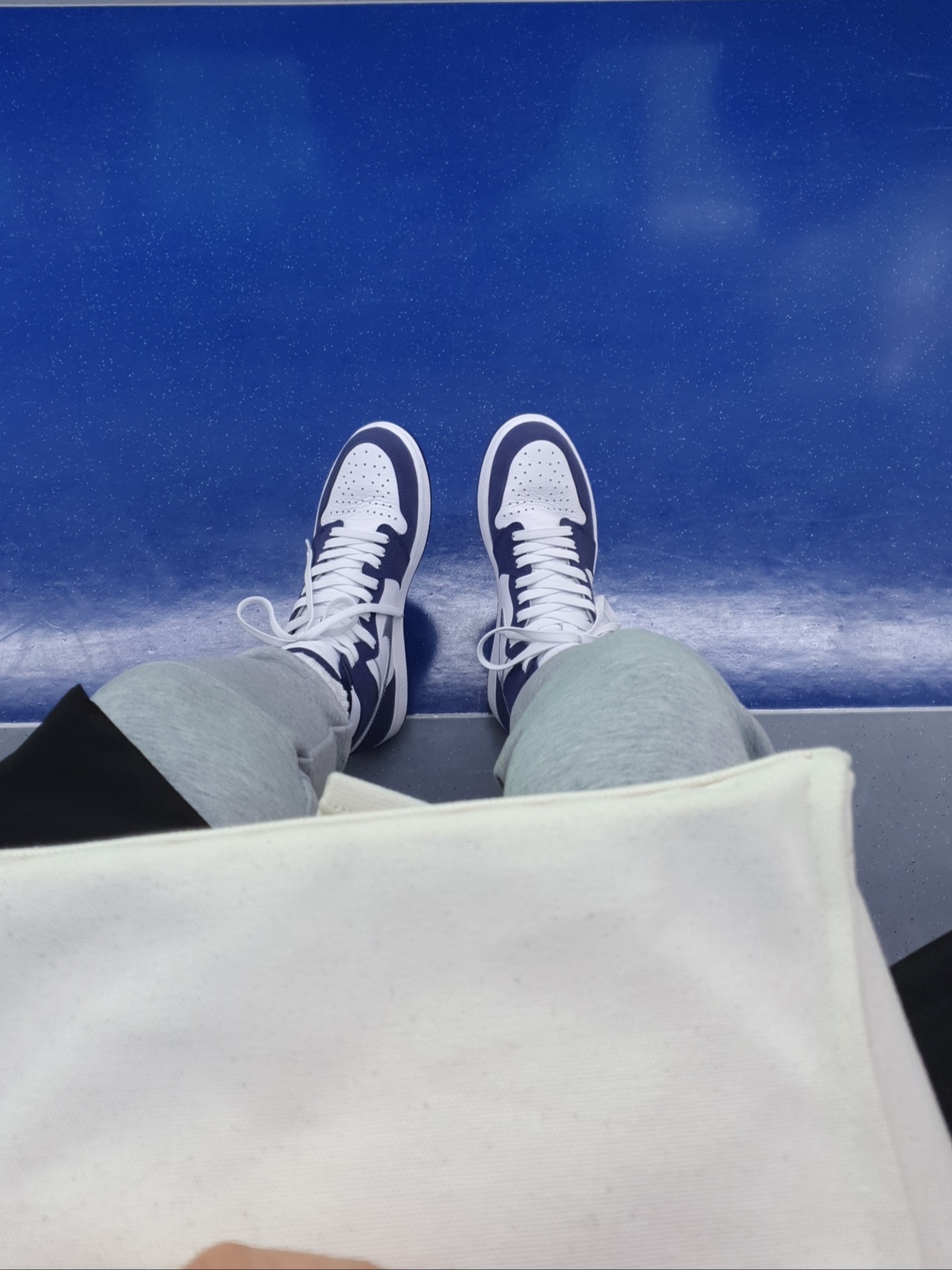 Jordan 1 Retro High OG CO.JP Midnight Navy 착용 스타일