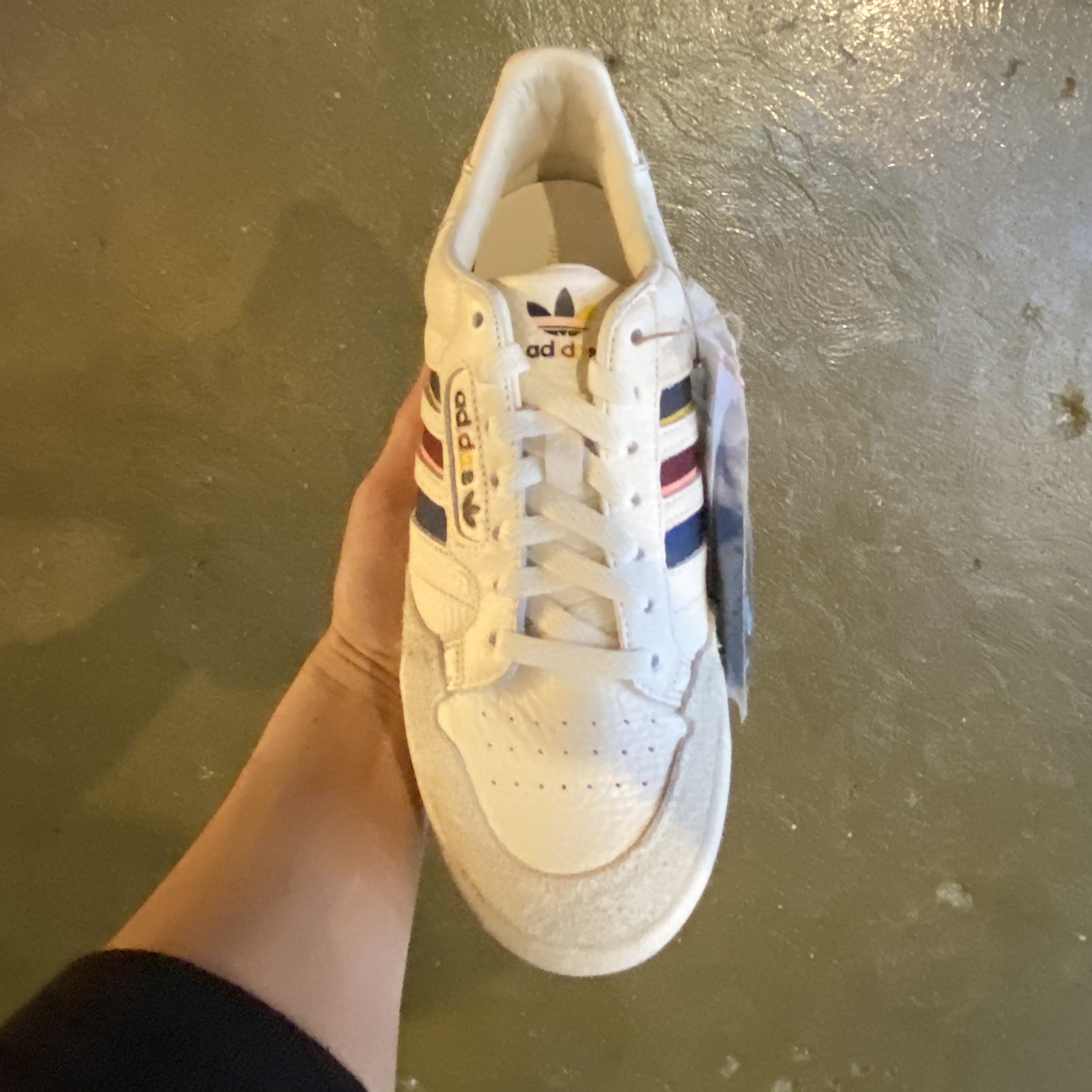 Adidas x END. Continental 80 MIG German Engineering Cream 착용 스타일 - 3