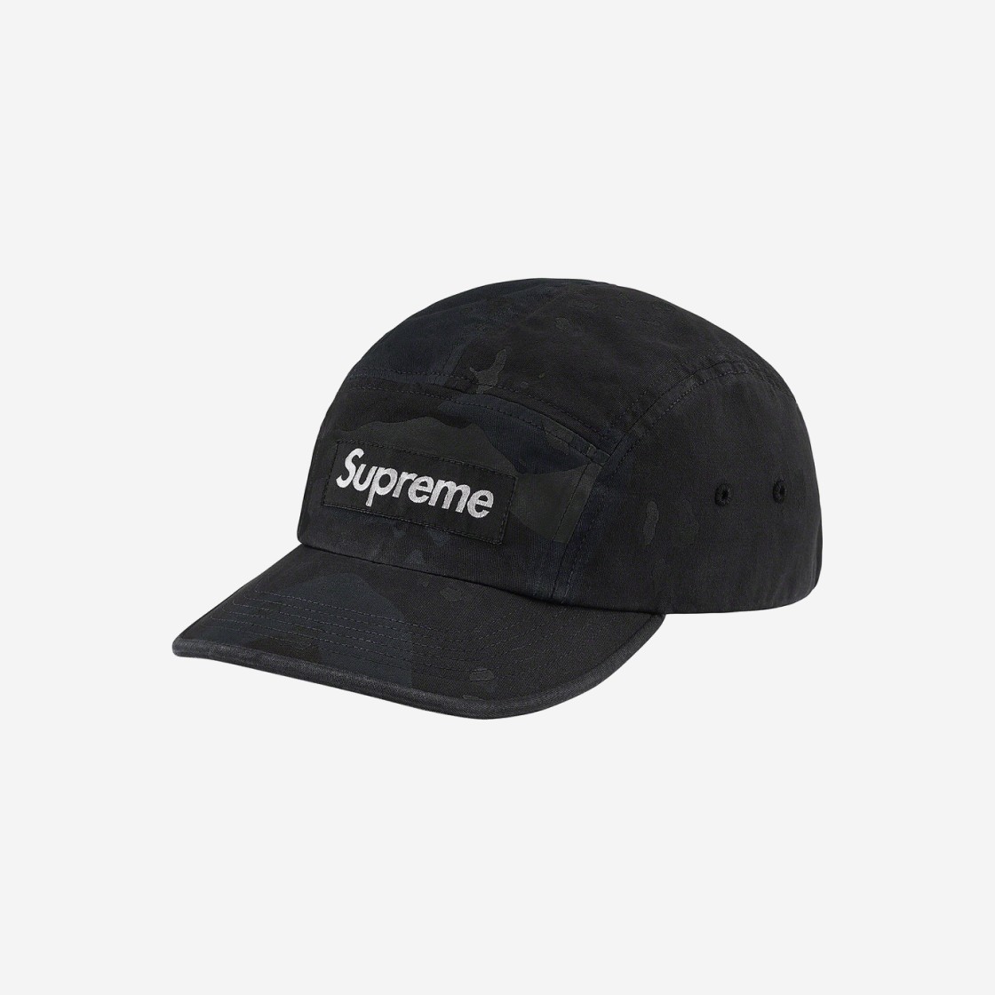 Supreme Broken Camo Camp Cap Black