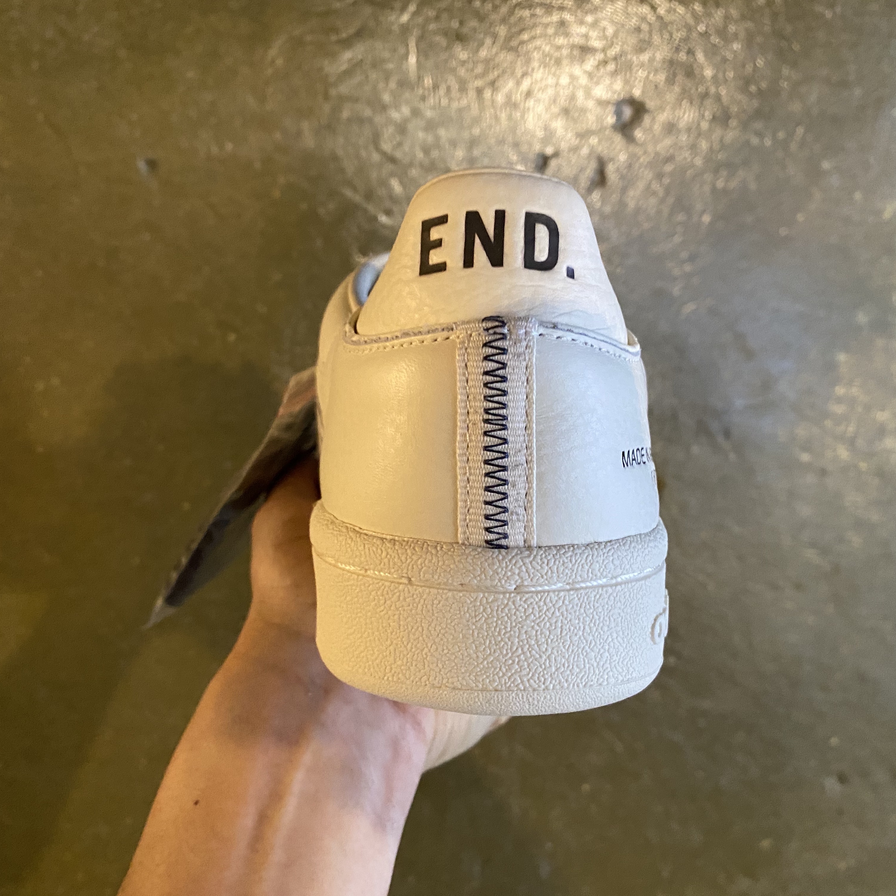 Adidas x END. Continental 80 MIG German Engineering Cream 착용 스타일 - 5