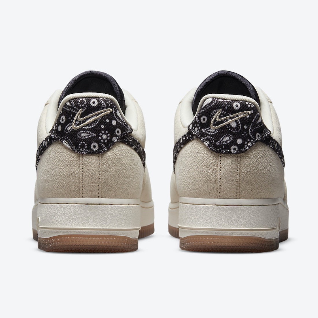 Nike Air Force 1 '07 LV8 Paisley Swoosh, Nike Blazer Low '77 Vintage Paisley Swoosh 착용 스타일 - 4