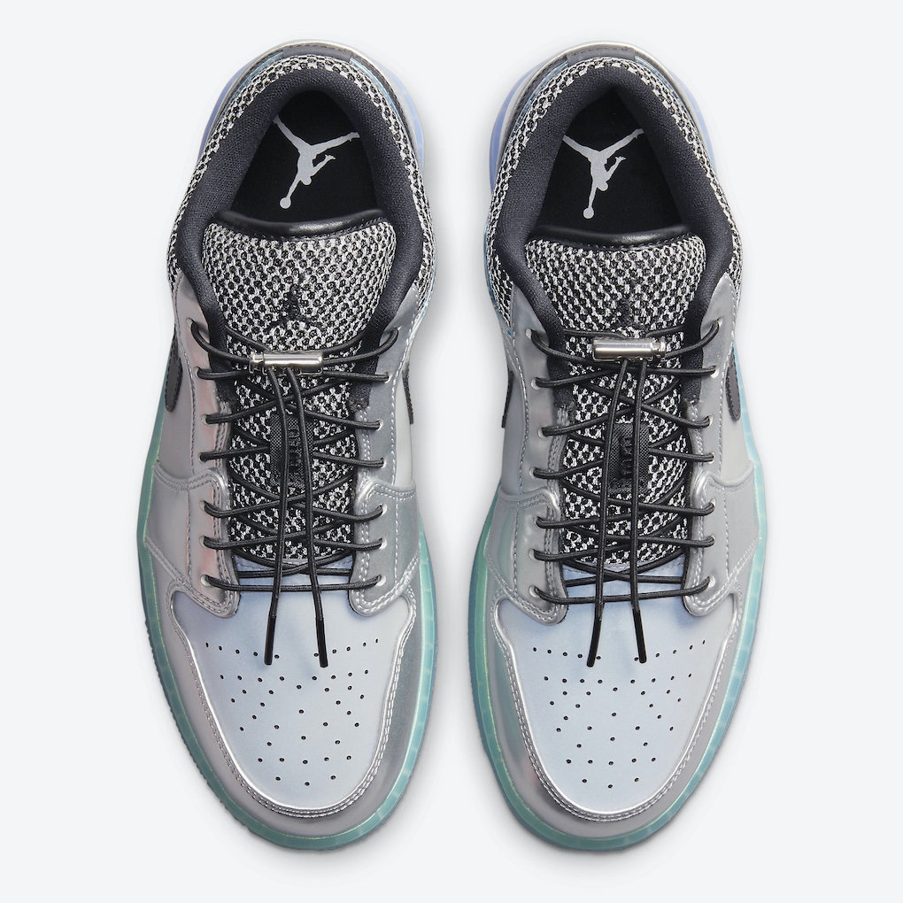 (W) Jordan 1 Low SE Toggle Silver 착용 스타일 - 5