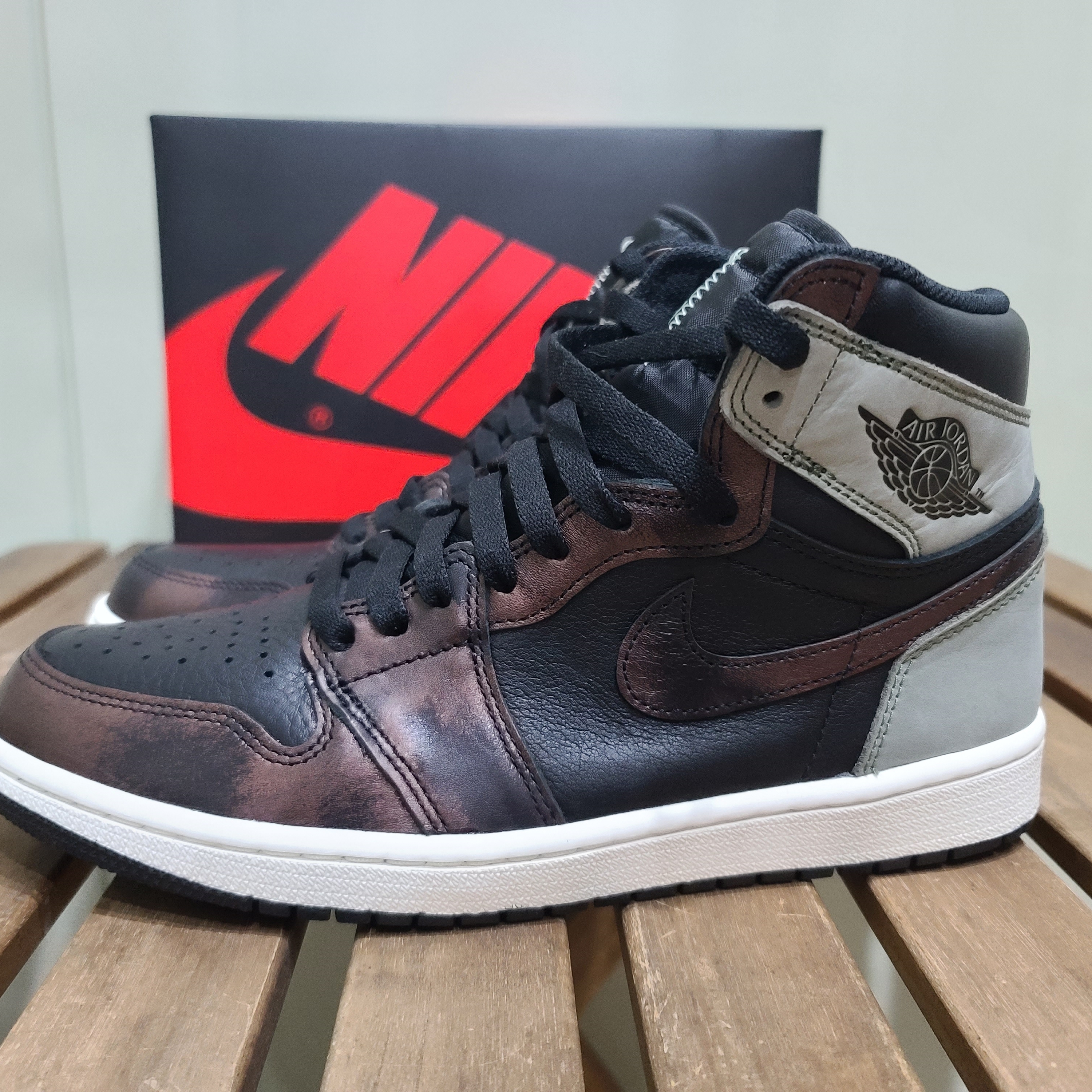 Jordan 1 Retro High OG Rust Shadow 착용 스타일 - 1