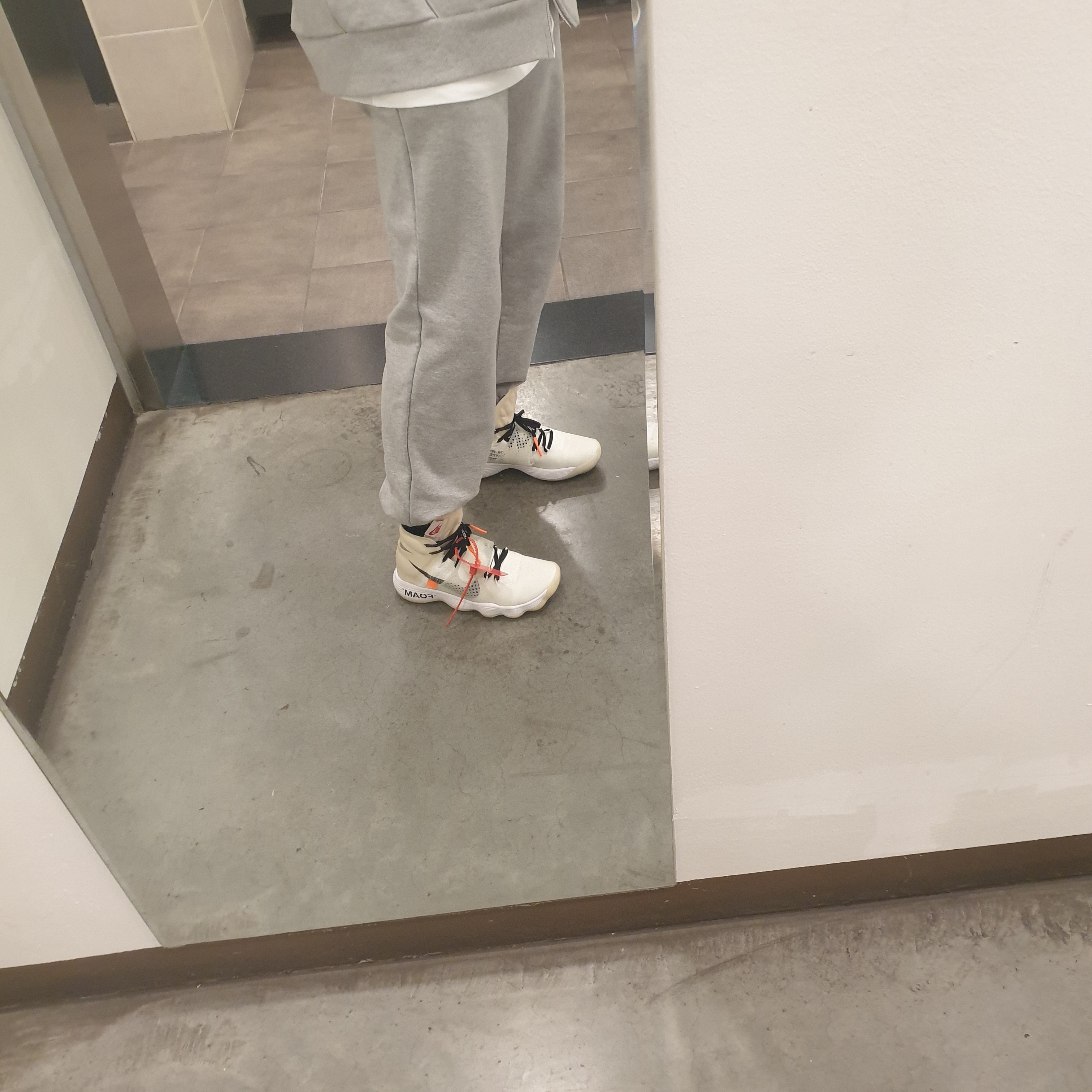 Nike x Off-White React Hyperdunk 2017 Flyknit The Ten 착용 스타일
