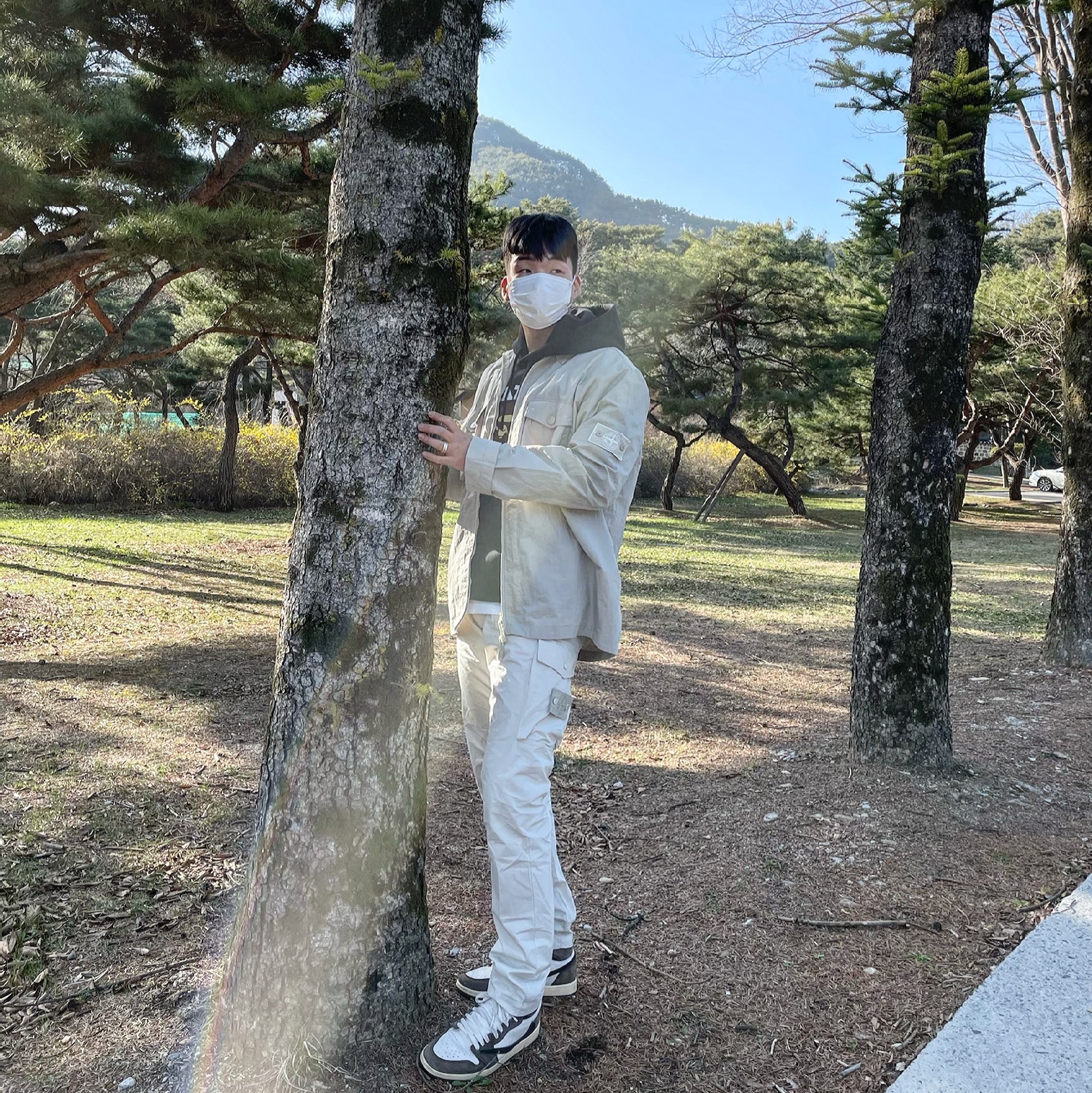 Jordan 1 x Travis Scott Retro High OG SP Mocha 착용 스타일