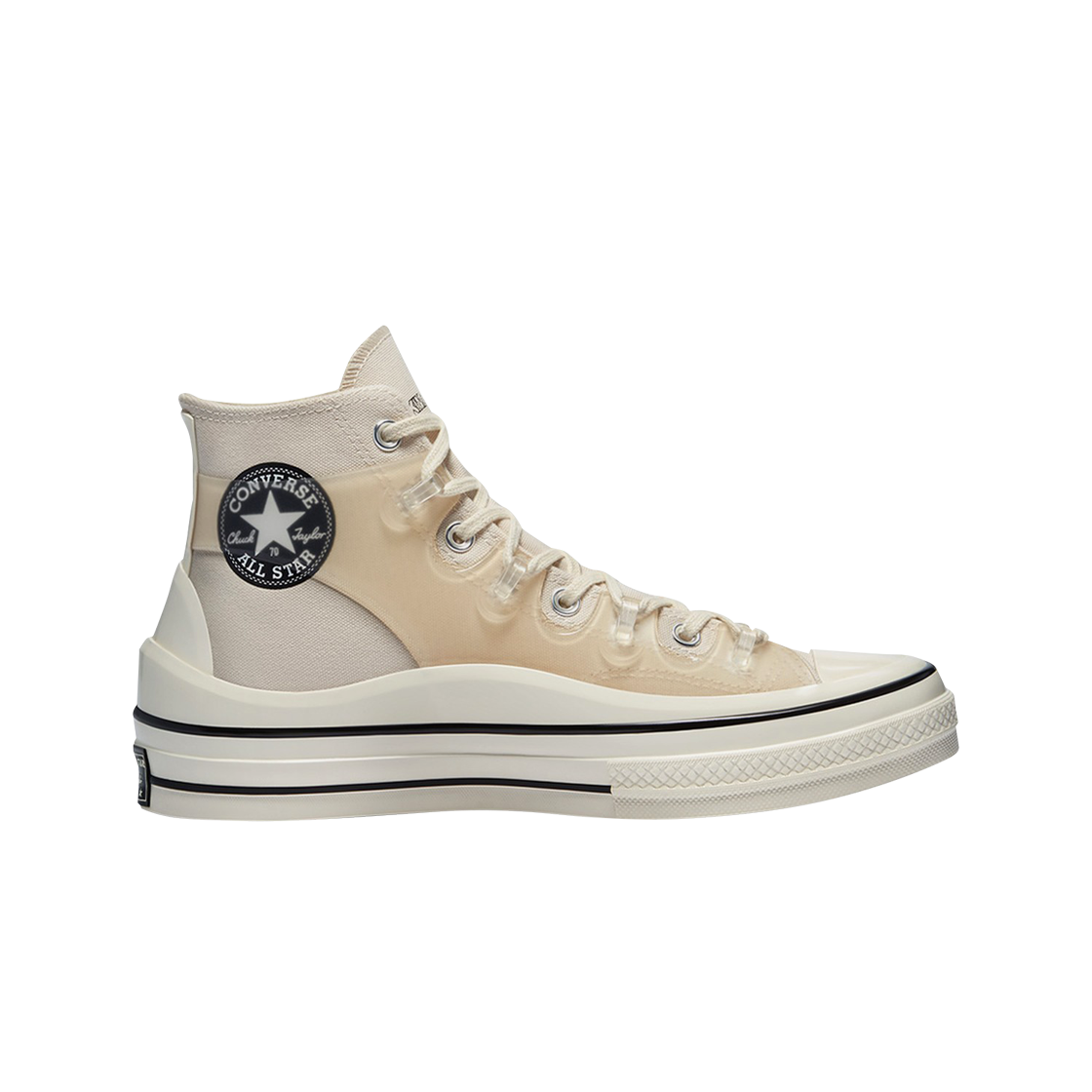 컨버스 x 킴 존스 척 70 유틸리티 웨이브 하이 내츄럴 아이보리