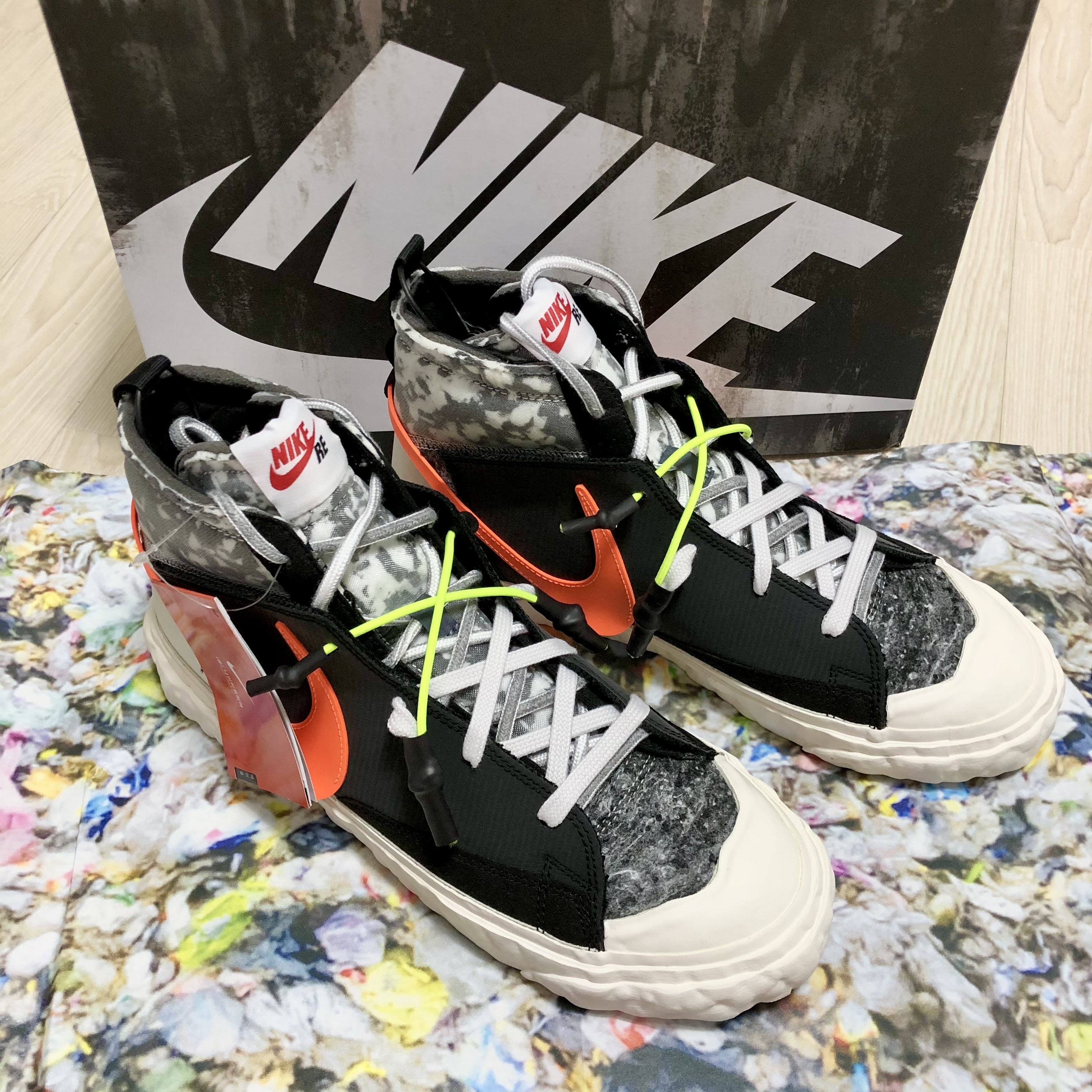 Nike x Readymade Blazer Mid Black 착용 스타일