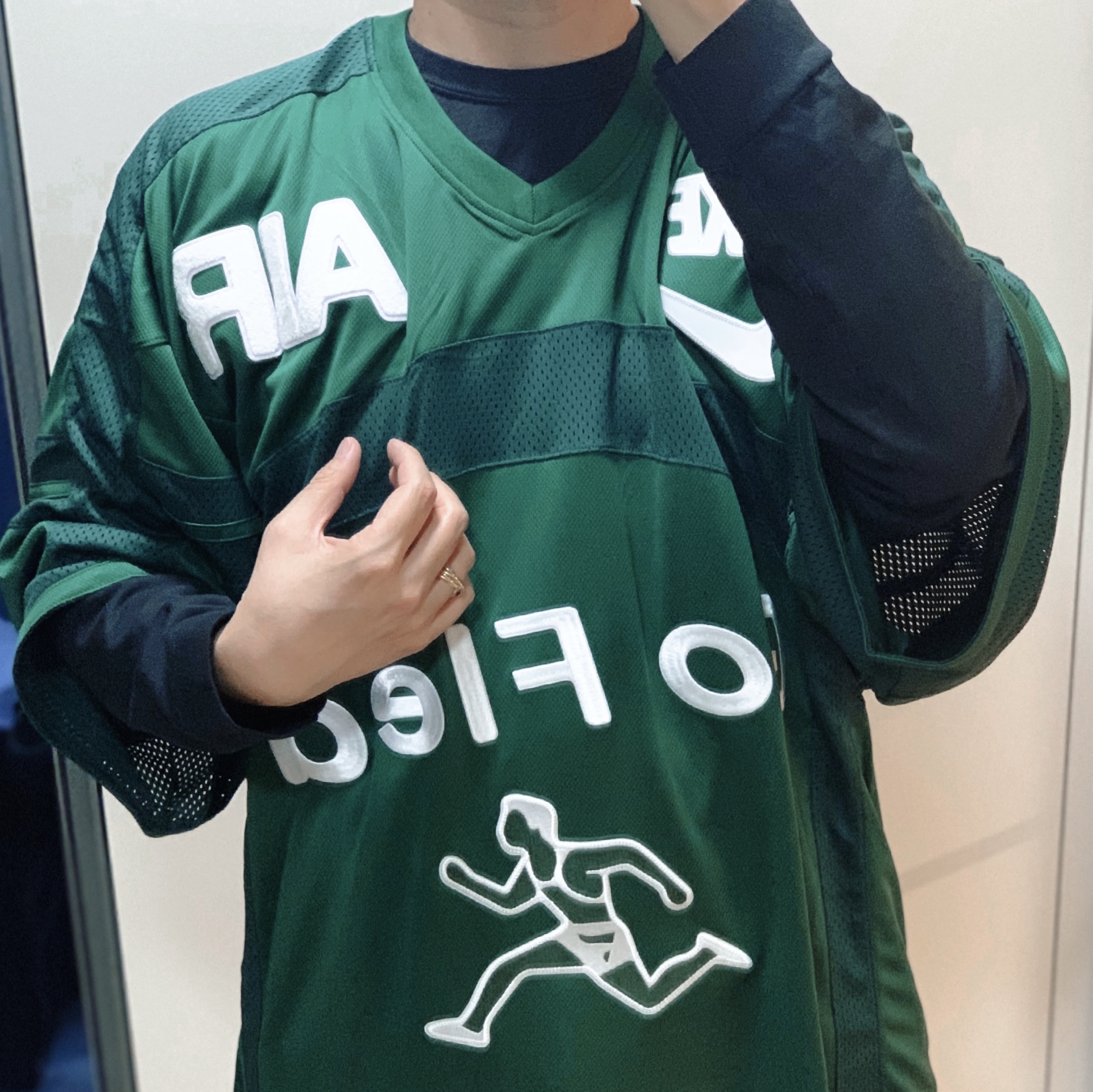 Nike x Cactus Plant Flea Market S/S Jersey Green - US/EU, Nike x Undercover Overbreak SP Black 착용 스타일 - 2