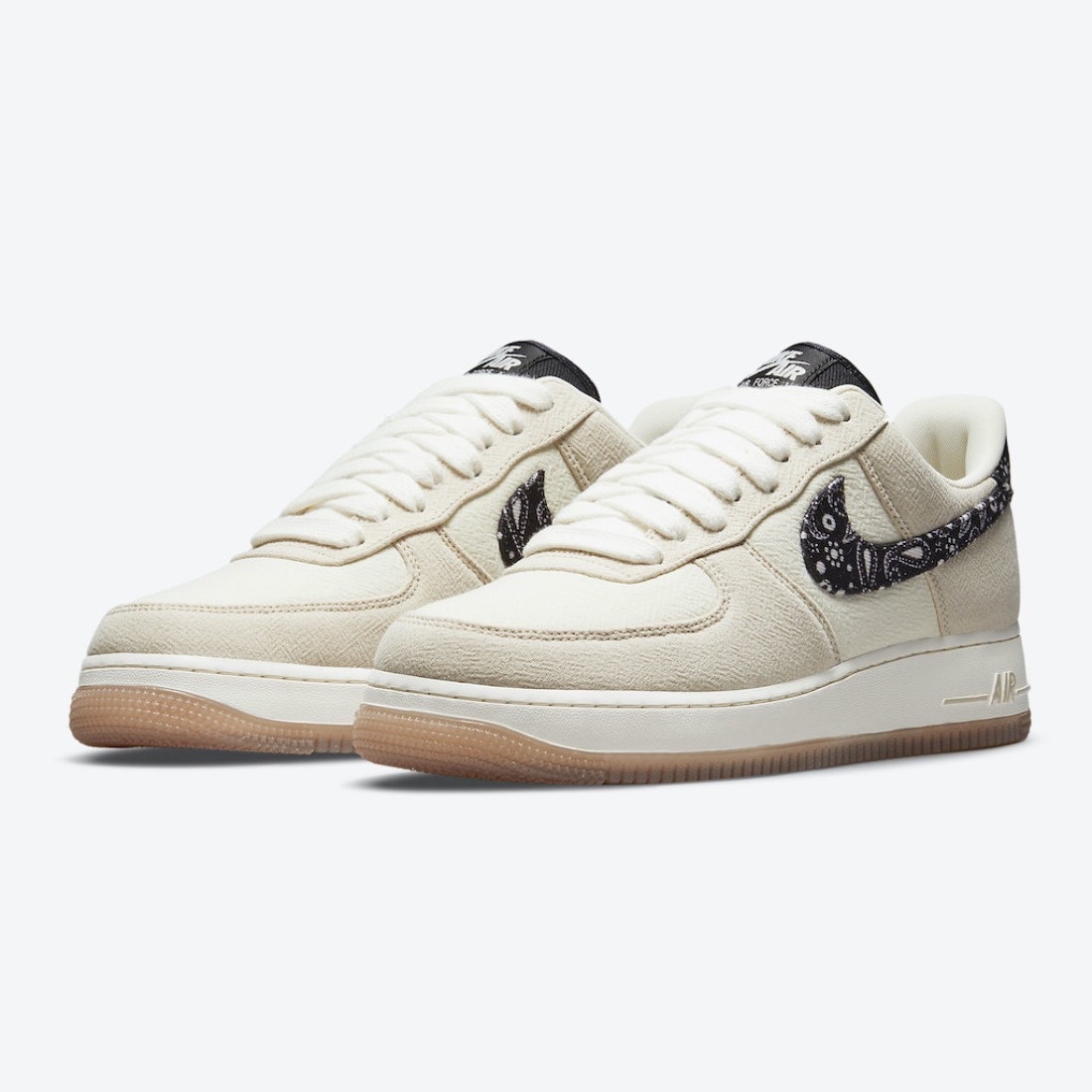 Nike Air Force 1 '07 LV8 Paisley Swoosh, Nike Blazer Low '77 Vintage Paisley Swoosh 착용 스타일 - 2