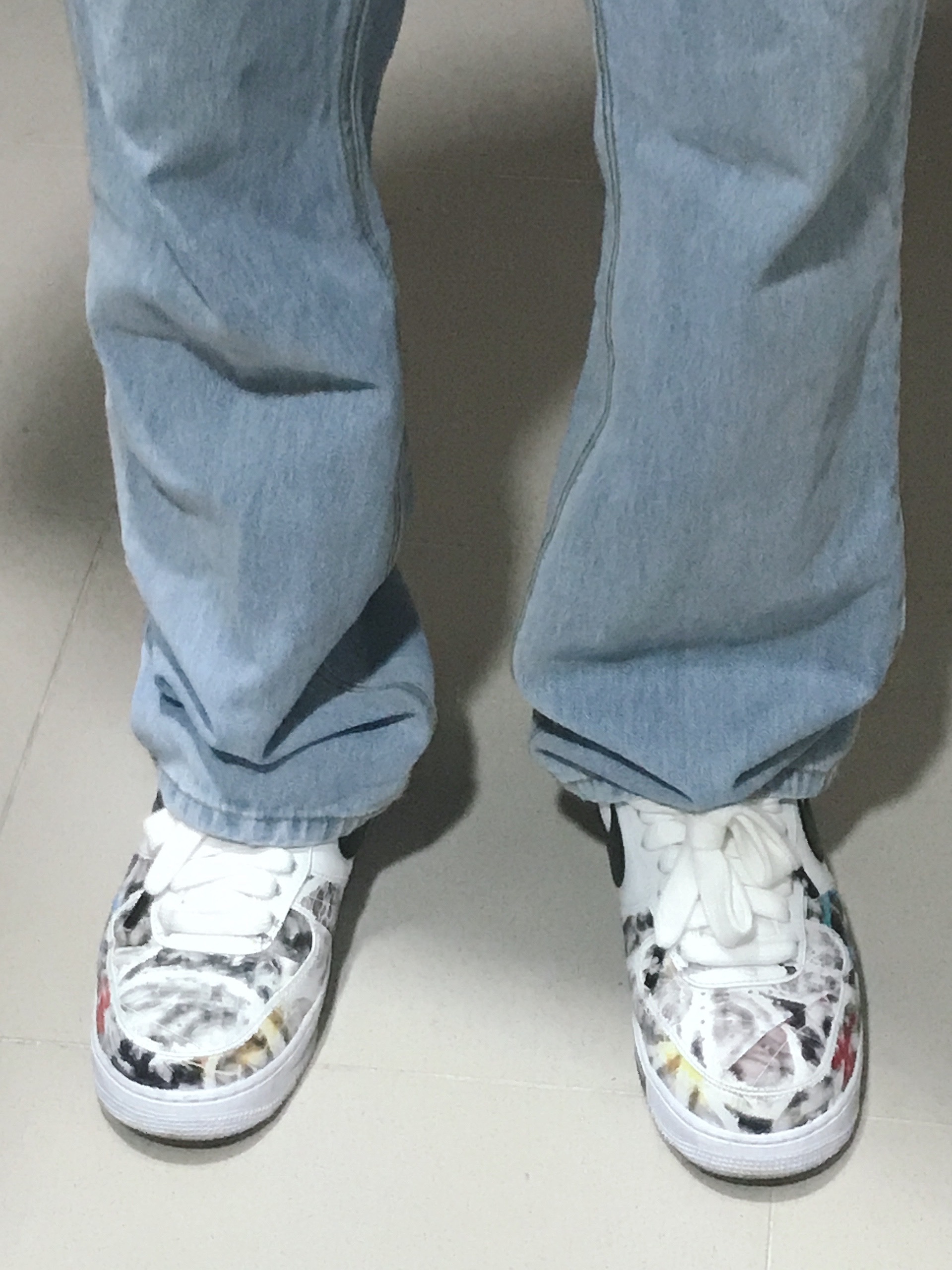 Nike x Peaceminusone Air Force 1 Low Para-Noise 2.0 착용 스타일 - 3