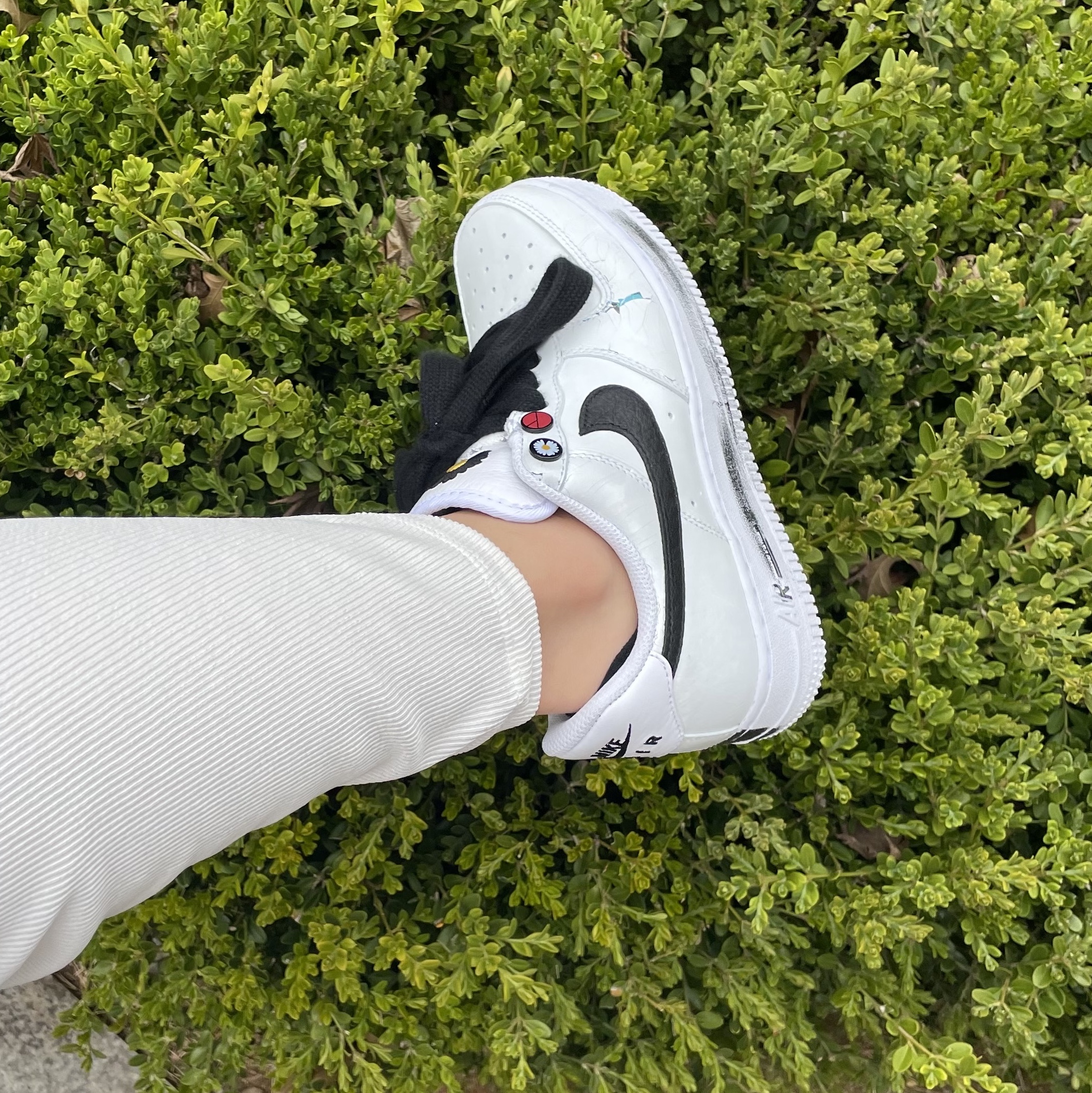 Nike x Peaceminusone Air Force 1 Low Para-Noise 2.0 착용 스타일