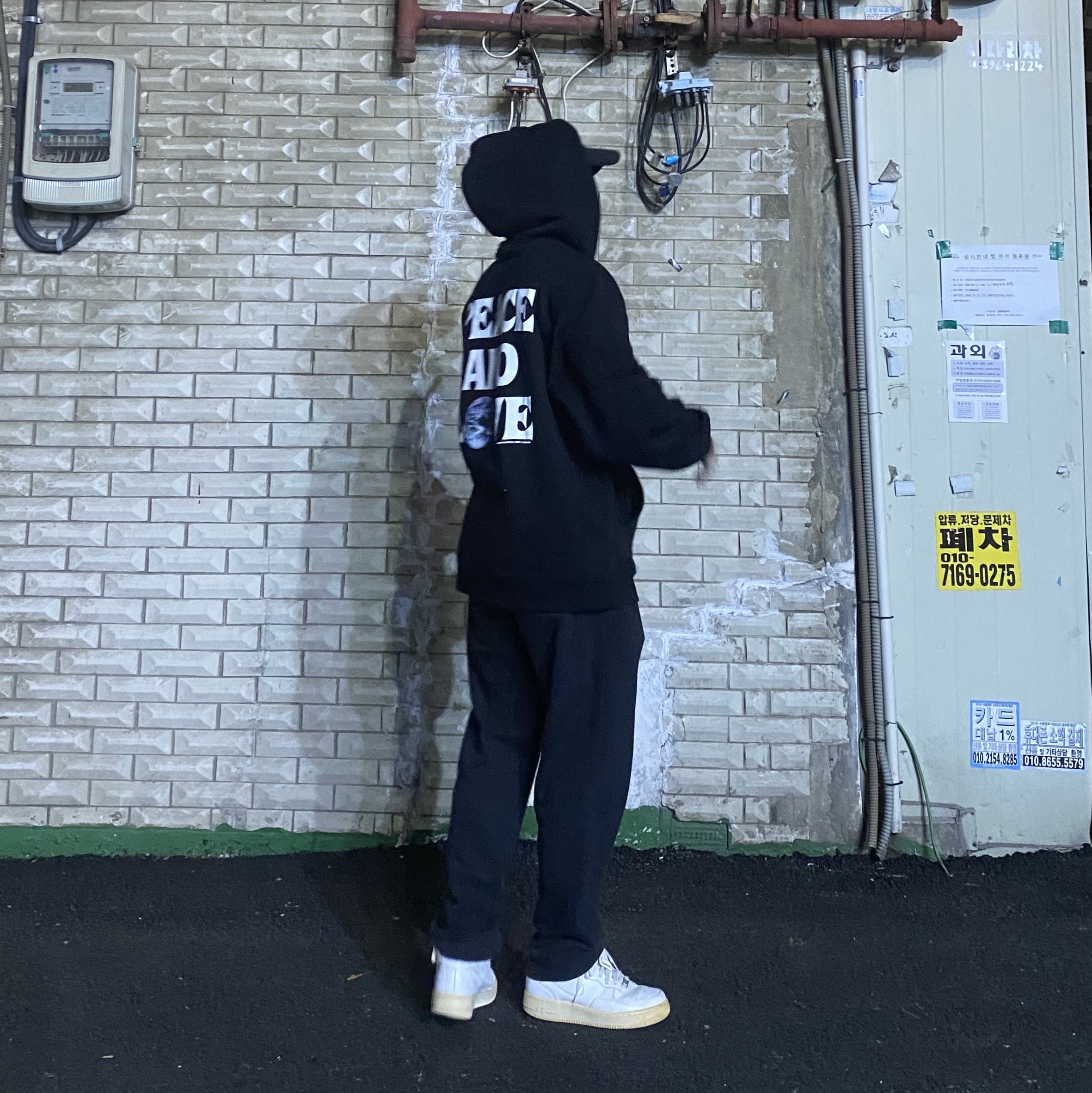 Nike Air Force 1 Mid '07 White 착용 스타일