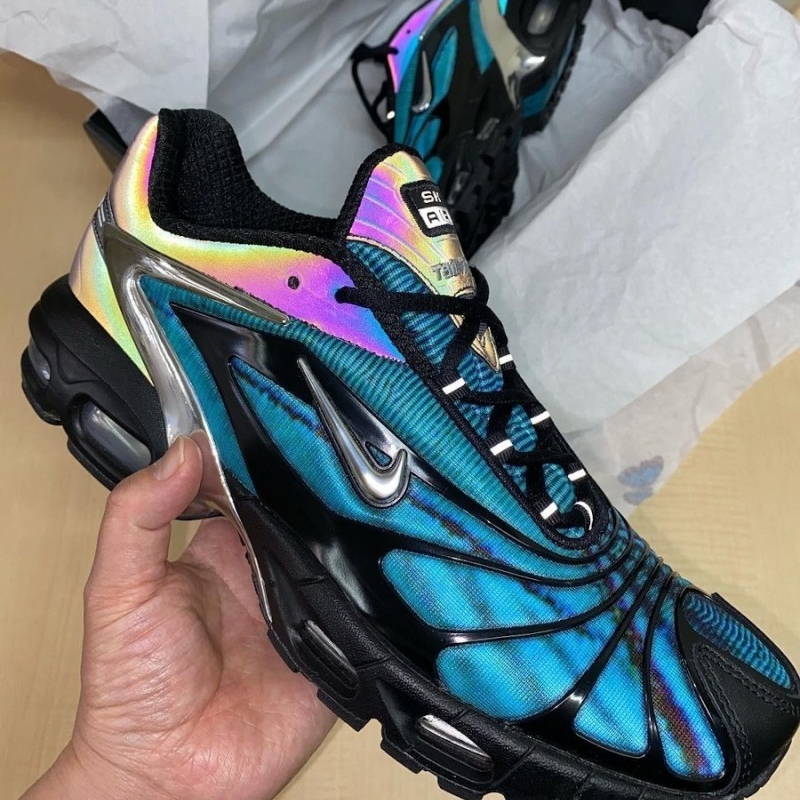 Nike x Skepta Air Max Tailwind 5 Chrome Blue 착용 스타일 - 5