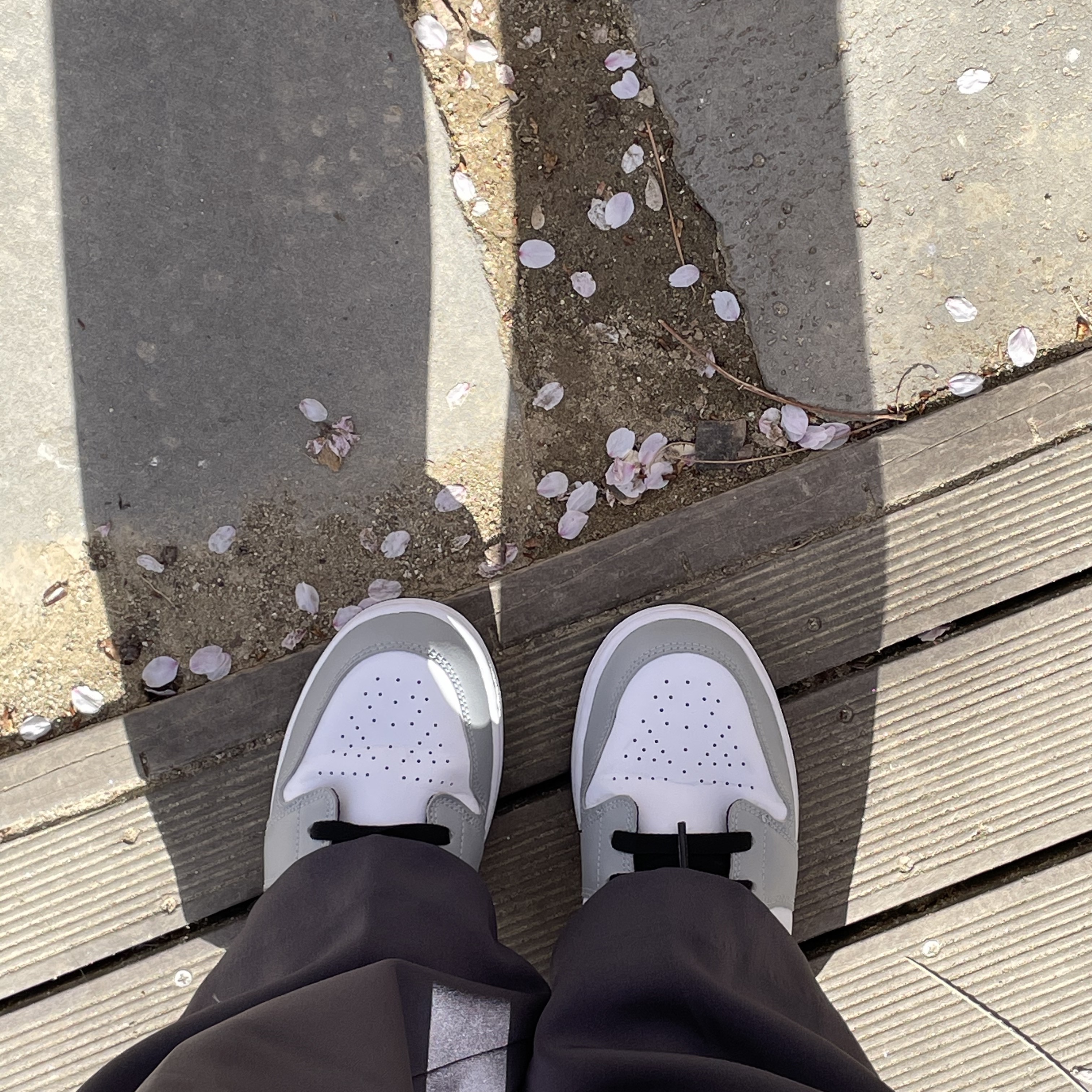 (GS) Jordan 1 Low Light Smoke Grey 착용 스타일 - 2