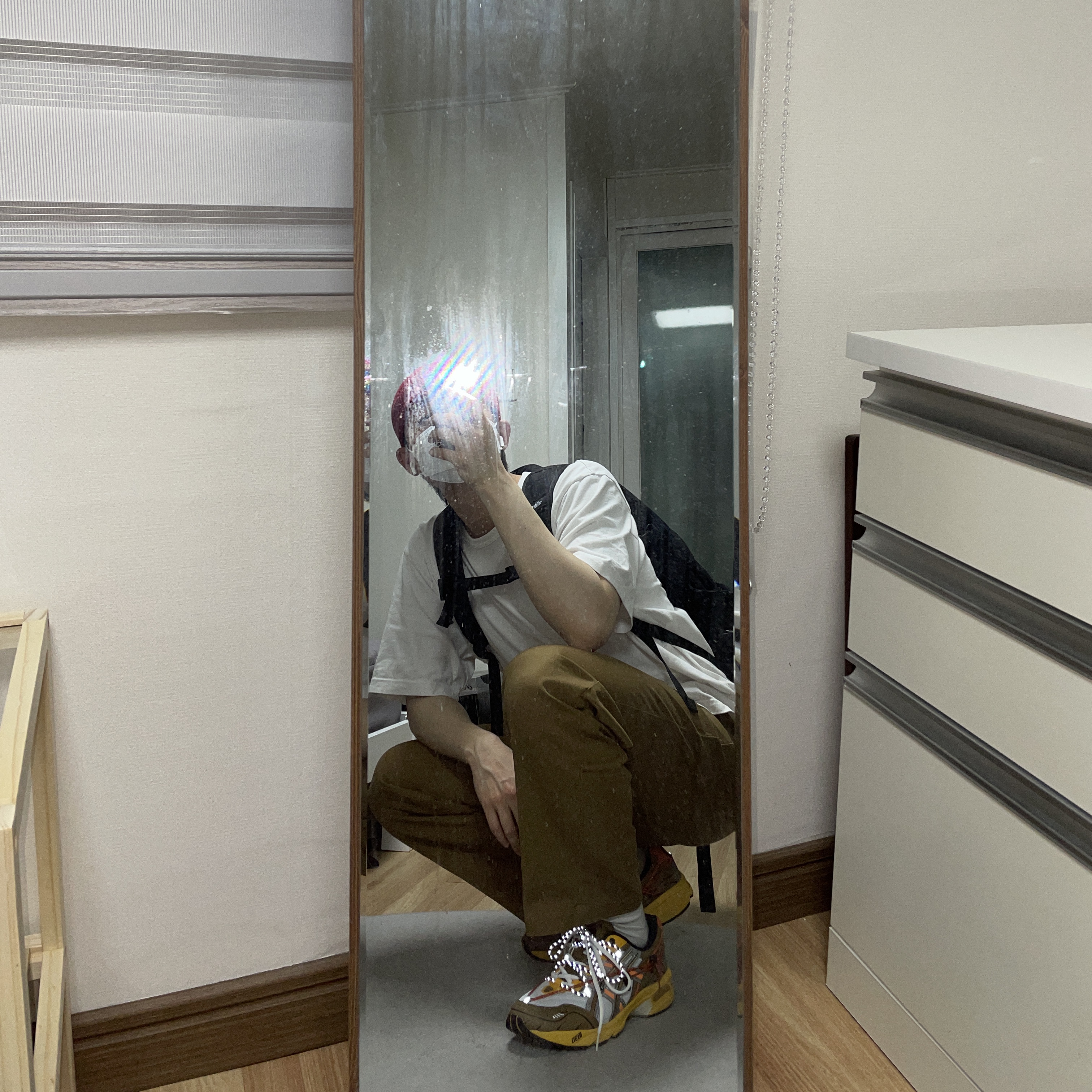 Asics x Andersson Bell Gel-1090 White Orange 착용 스타일 - 2
