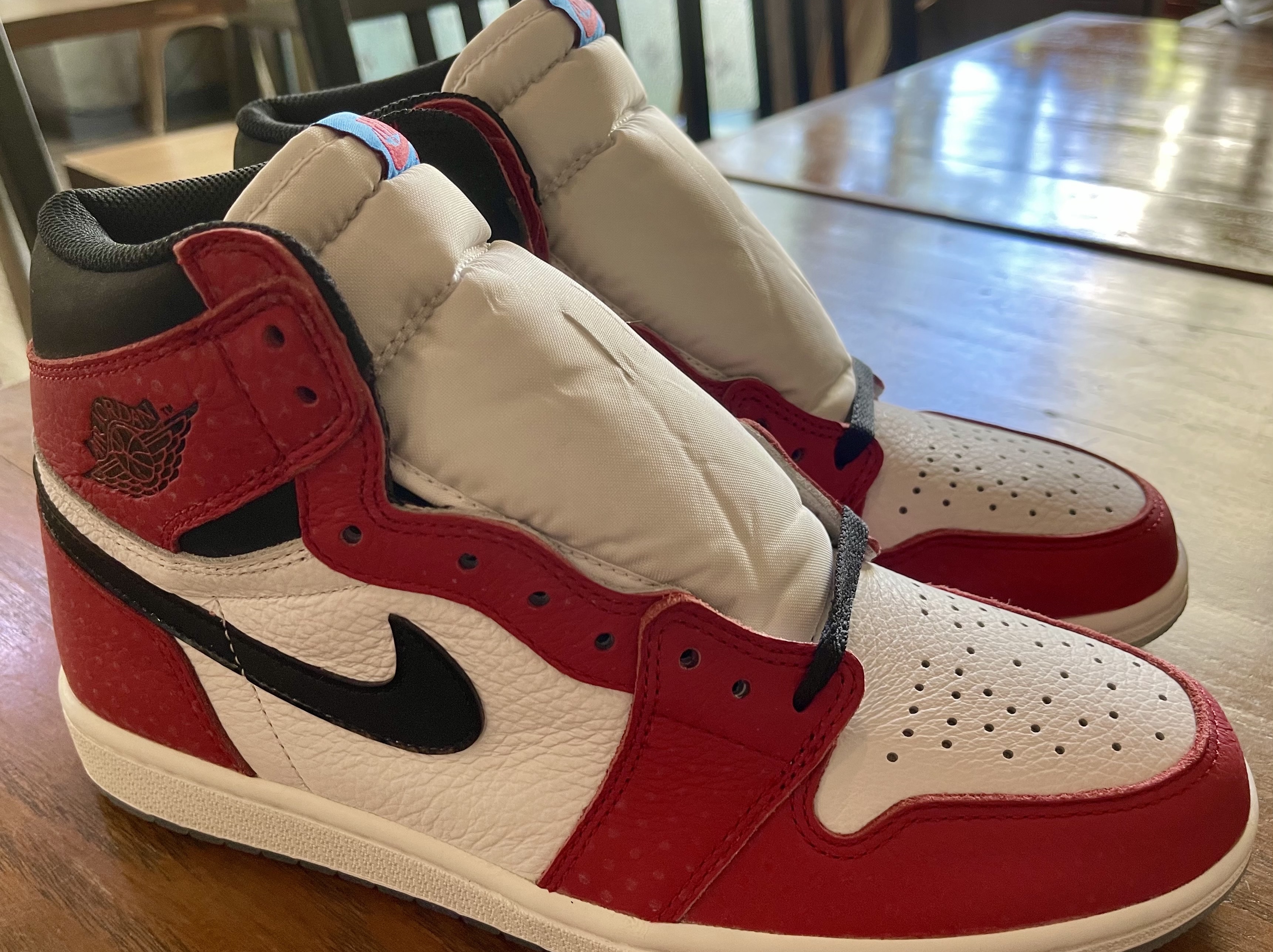 Jordan 1 Retro High Spider-Man Origin Story 착용 스타일