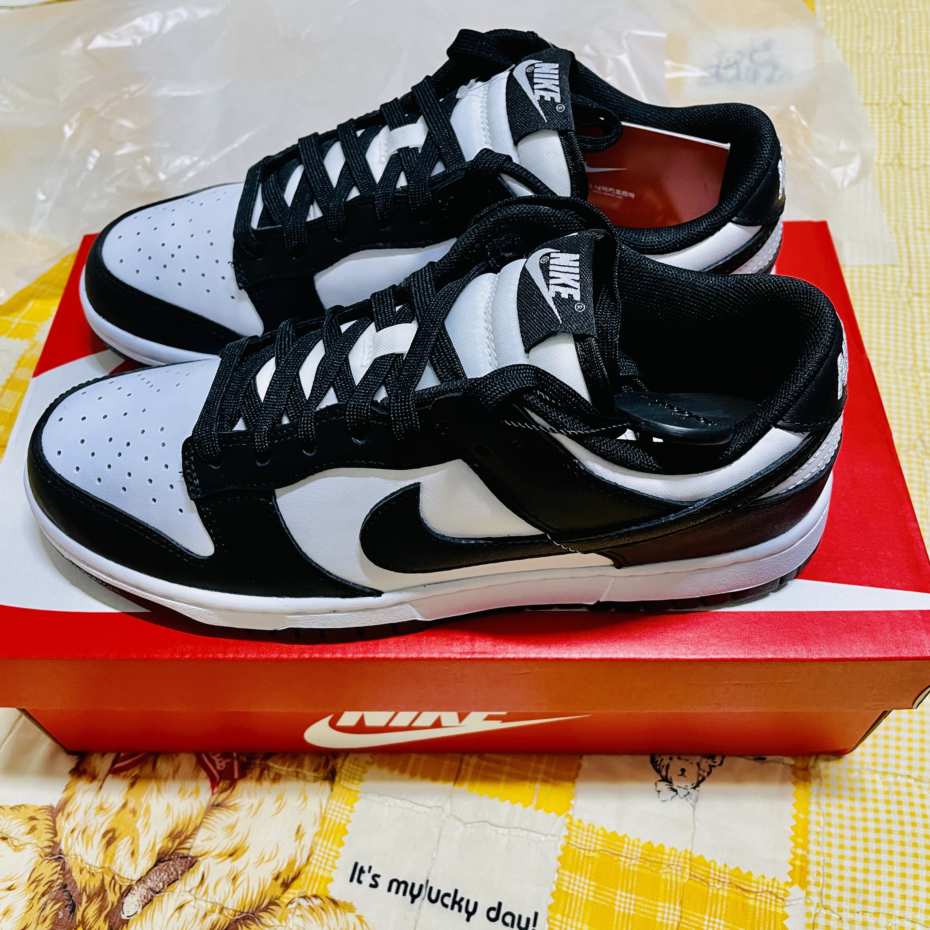 Nike Dunk Low Retro Black 착용 스타일 - 3
