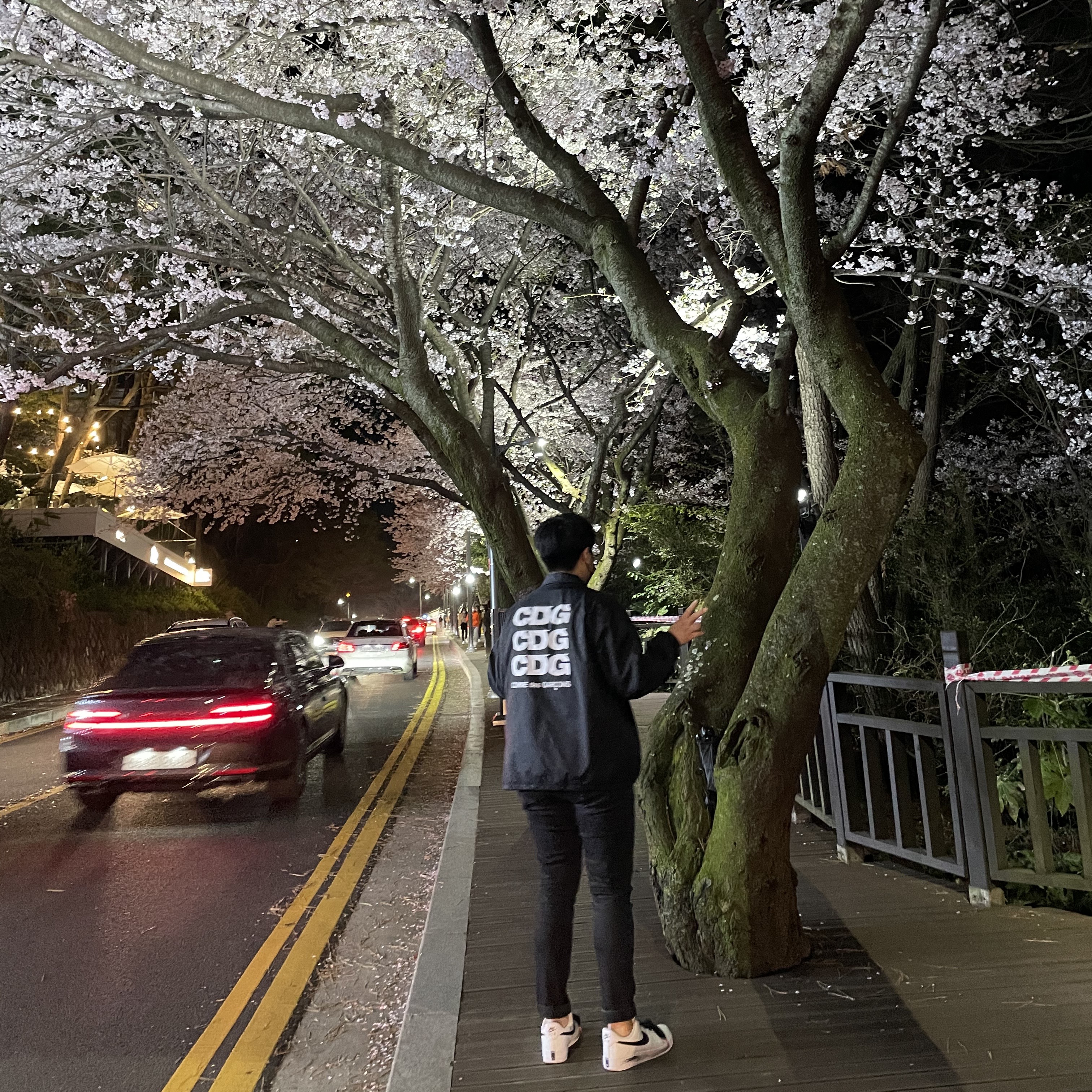 Nike x Peaceminusone Air Force 1 Low Para-Noise 2.0 착용 스타일