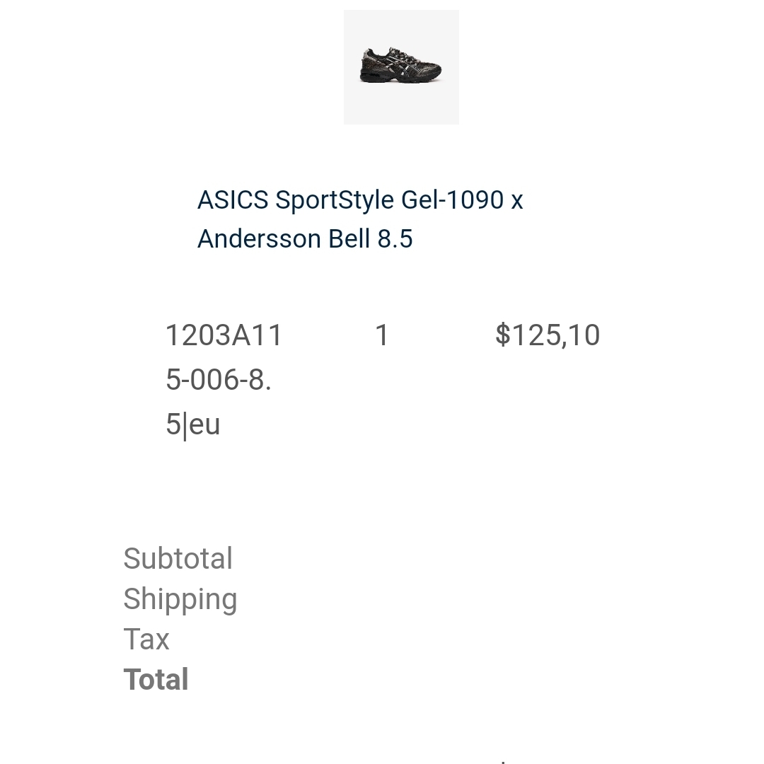 Asics x Andersson Bell Gel-1090 Black Silver 착용 스타일 - 4