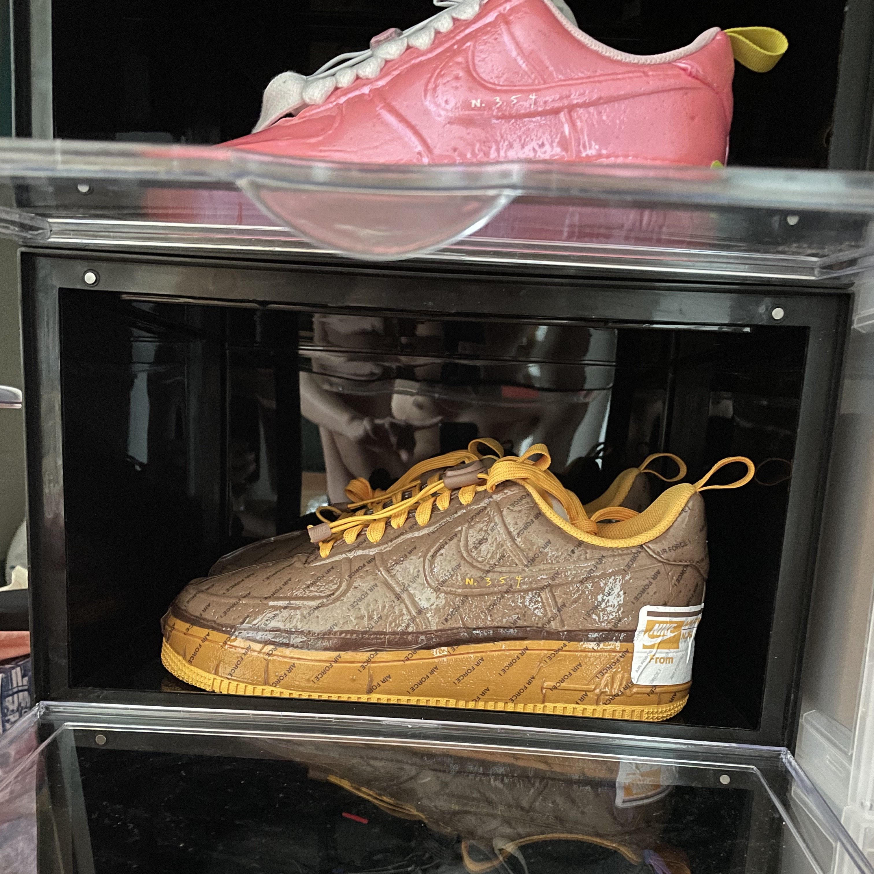 Nike Air Force 1 Experimental Archaeo Brown 착용 스타일