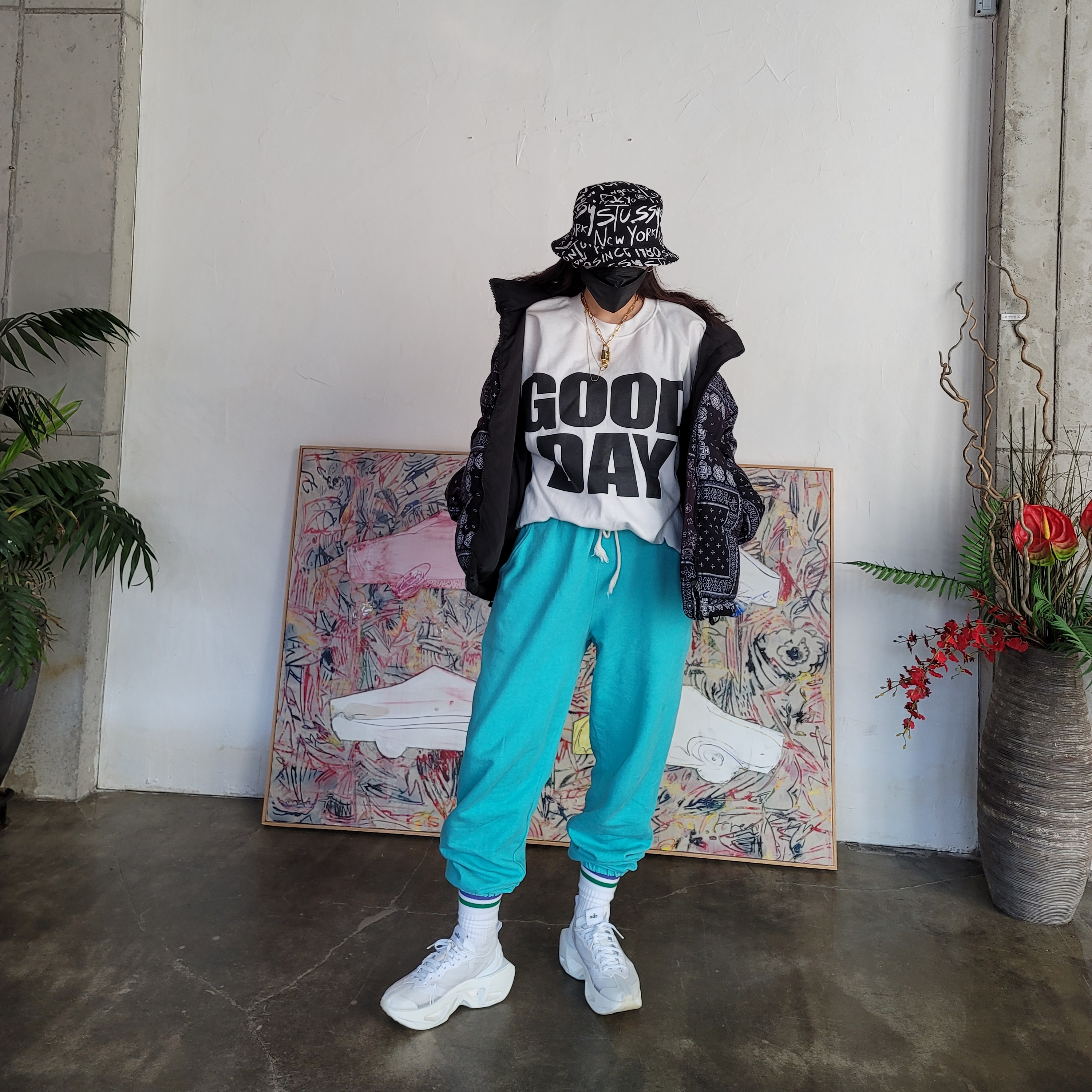 (W) Nike ZoomX Vista Grind White 착용 스타일