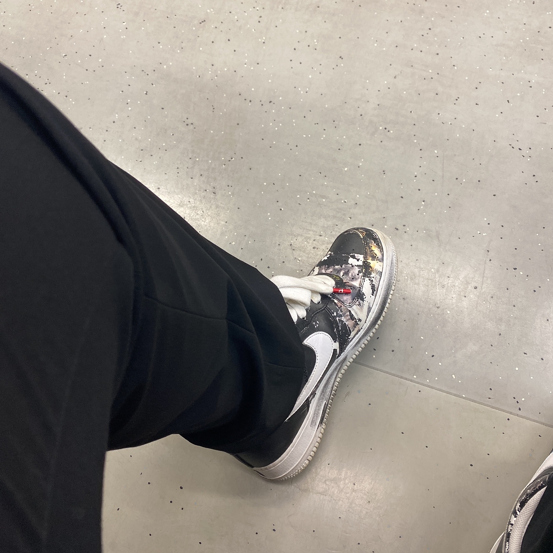 Nike x Peaceminusone Air Force 1 Low Para-Noise 착용 스타일