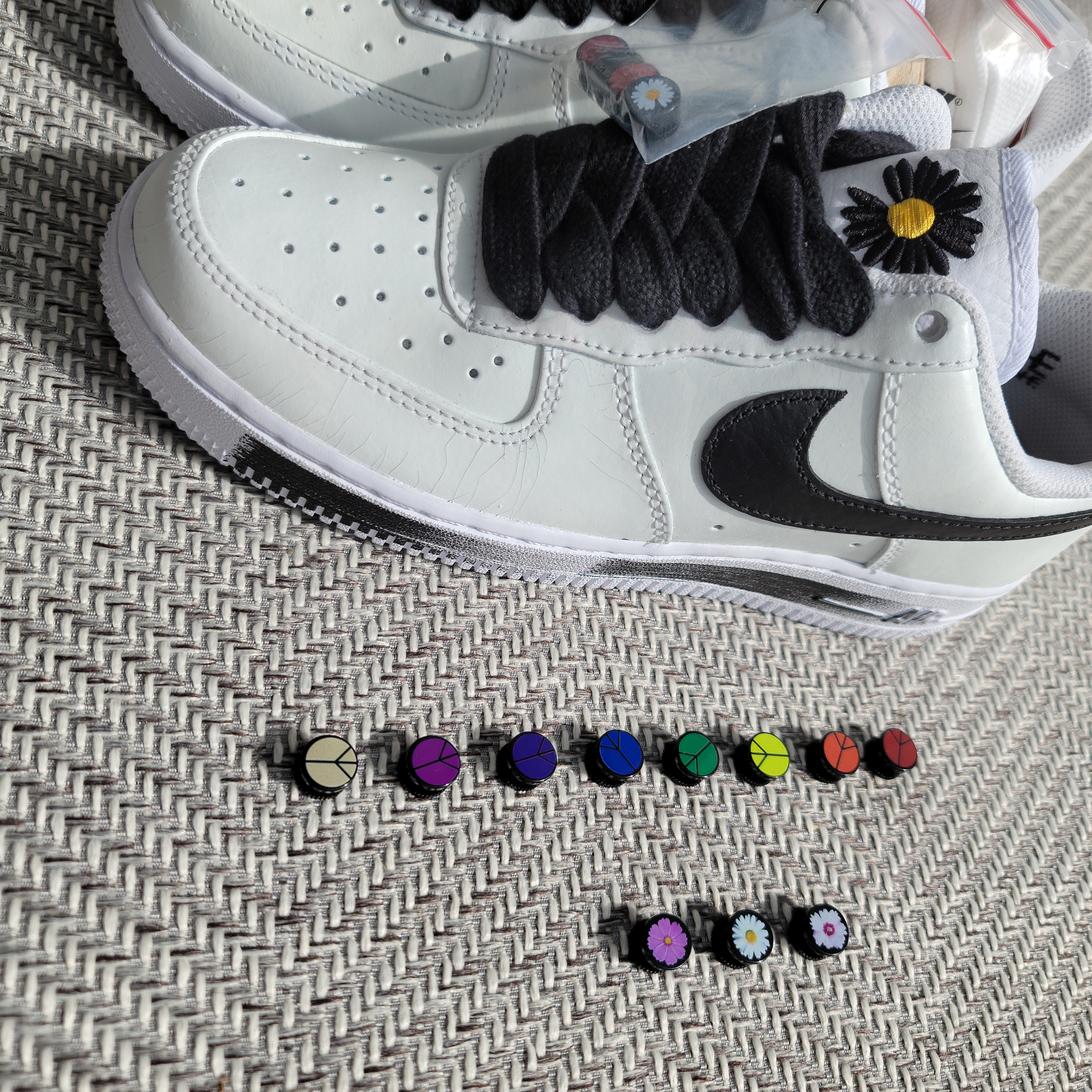 Nike x Peaceminusone Air Force 1 Low Para-Noise 2.0 착용 스타일 - 3