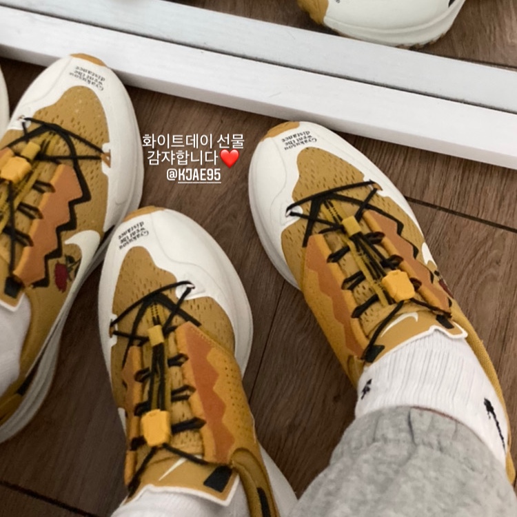 Nike x Undercover Gyakusou Air Zoom Pegasus 36 Trail Yellow 착용 스타일 - 2