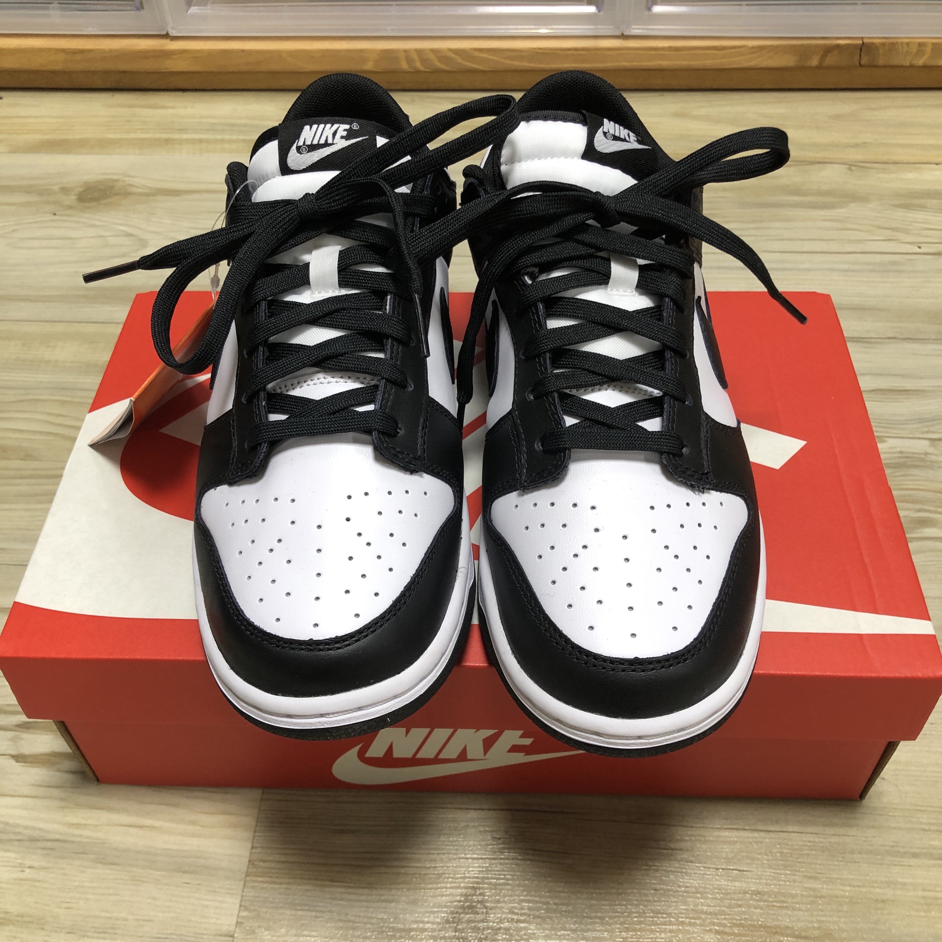 Nike Dunk Low Retro Black 착용 스타일 - 4