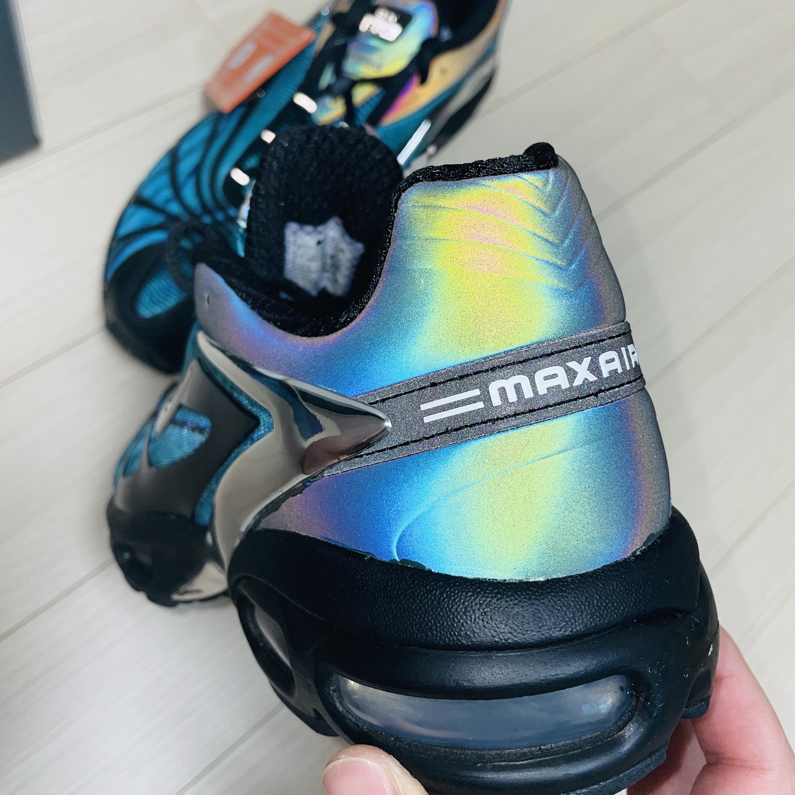 Nike x Skepta Air Max Tailwind 5 Chrome Blue 착용 스타일 - 3