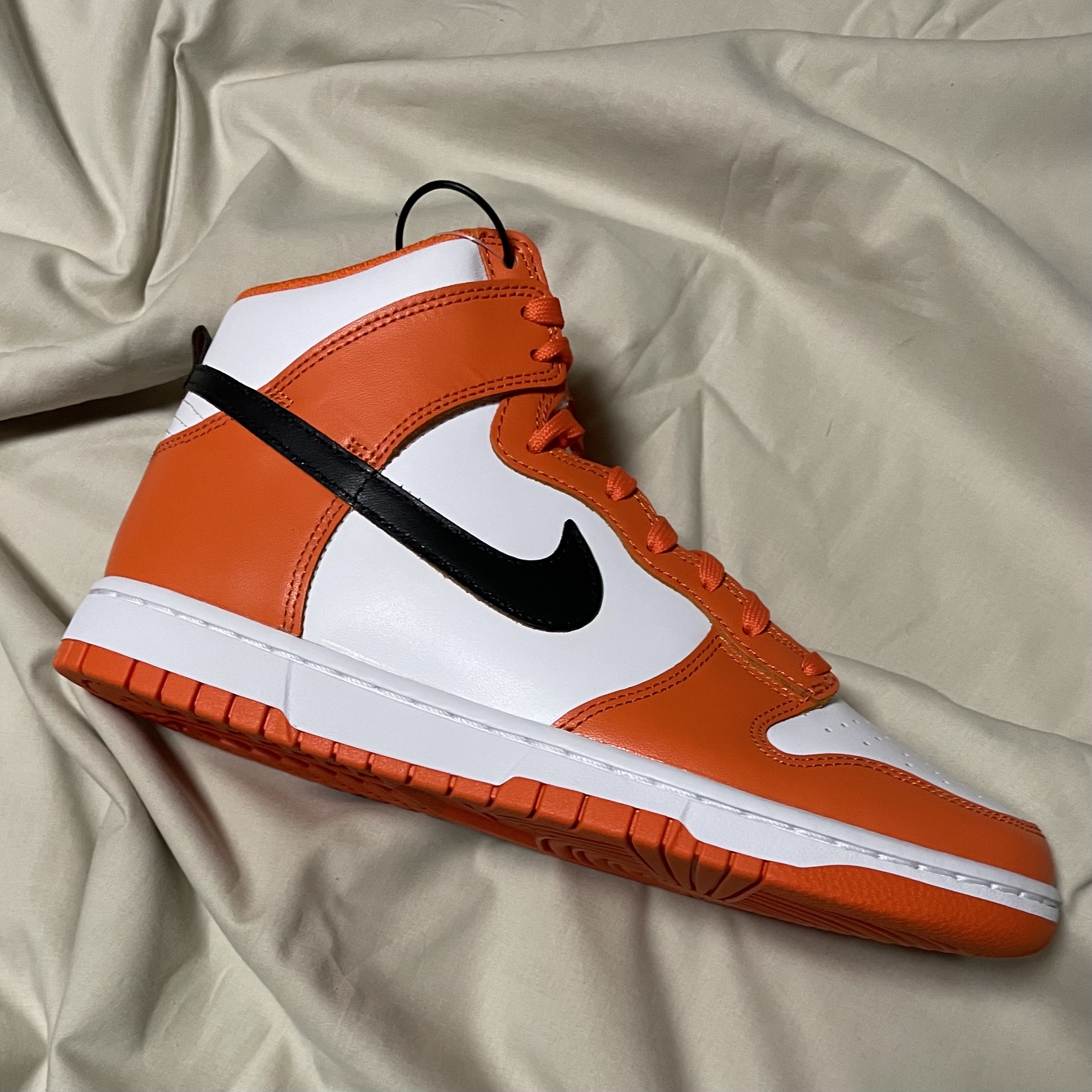 Nike Dunk High Retro Orange Blaze, (W) Nike Dunk High Orange Blaze 착용 스타일