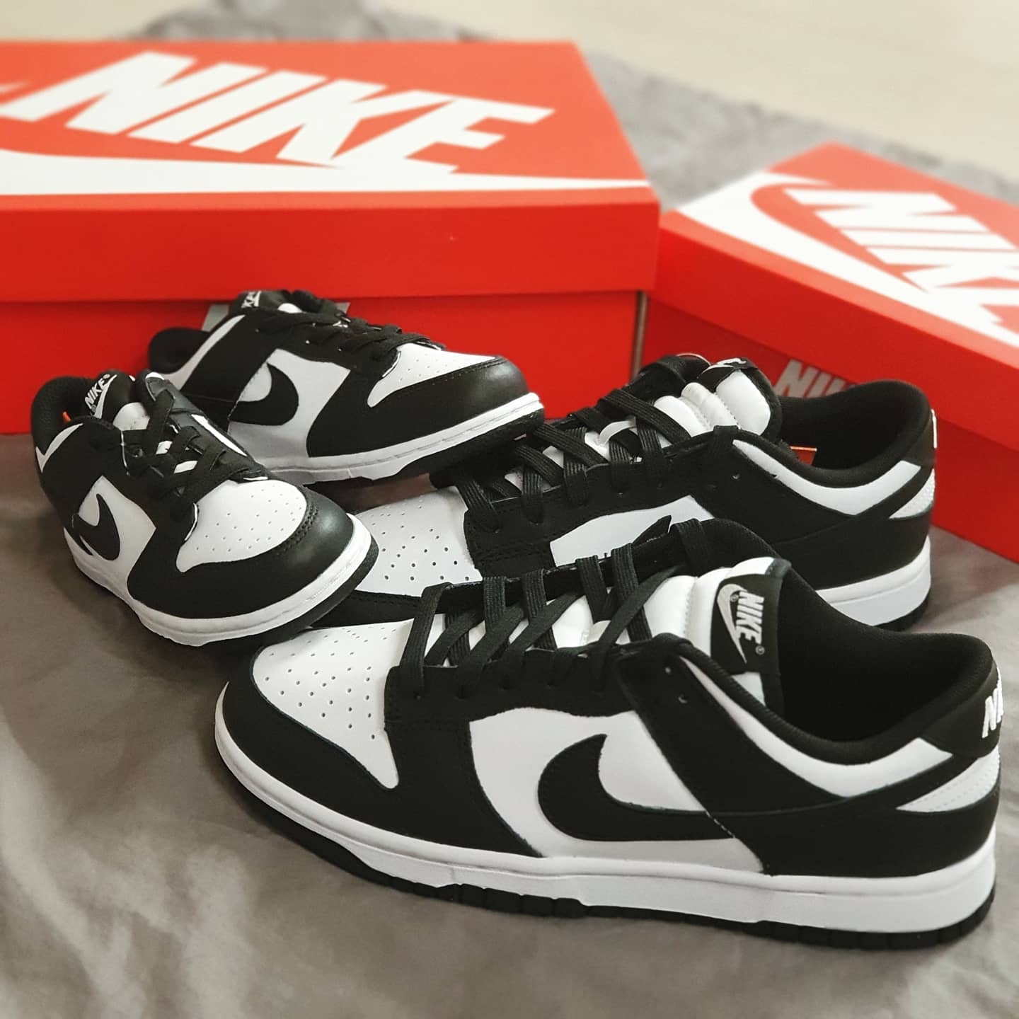 Nike Dunk Low Retro Black 착용 스타일 - 1