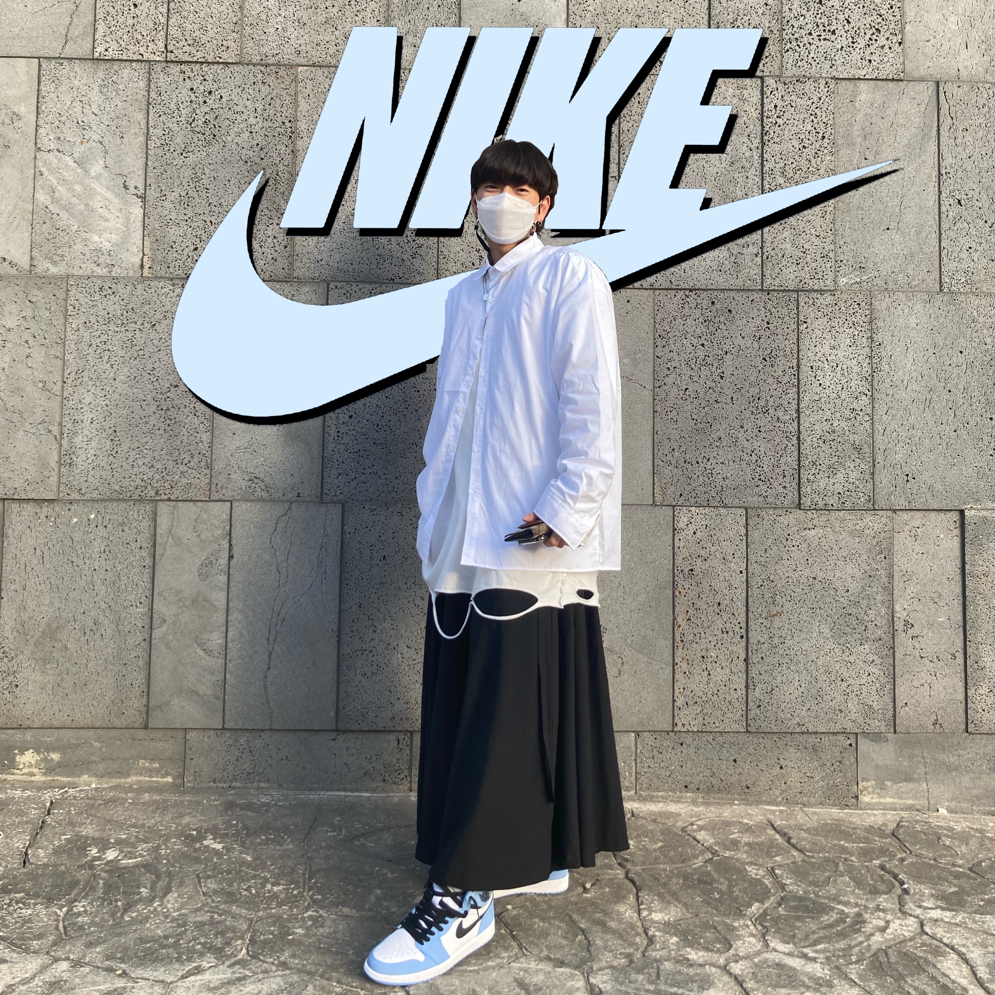 Jordan 1 Retro High OG University Blue 착용 스타일