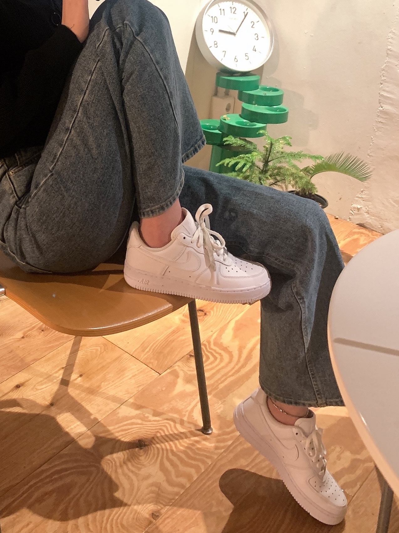 (W) Nike Air Force 1 '07 Low White 착용 스타일
