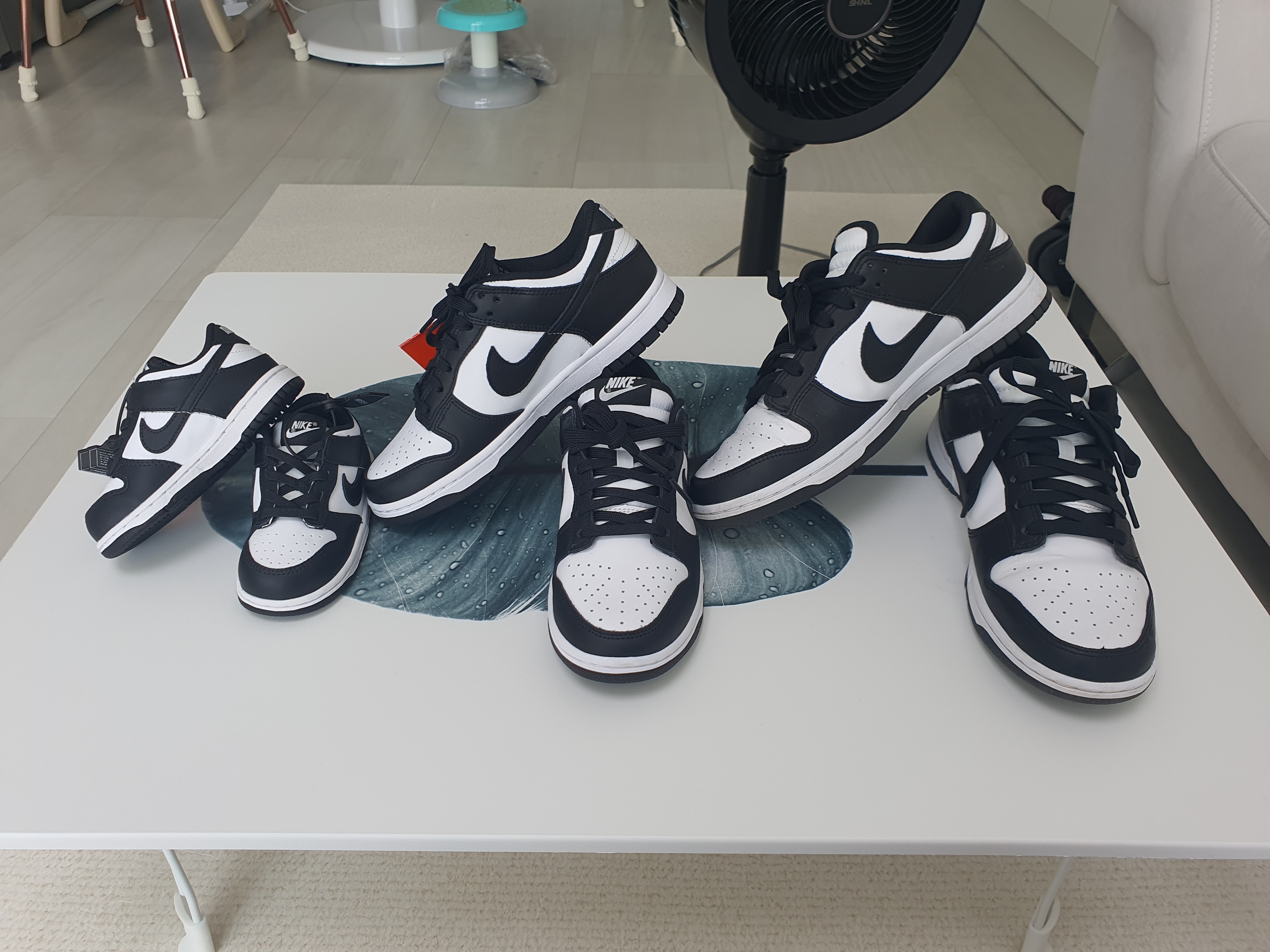 Nike Dunk Low Retro Black, (W) Nike Dunk Low Black 착용 스타일 - 2