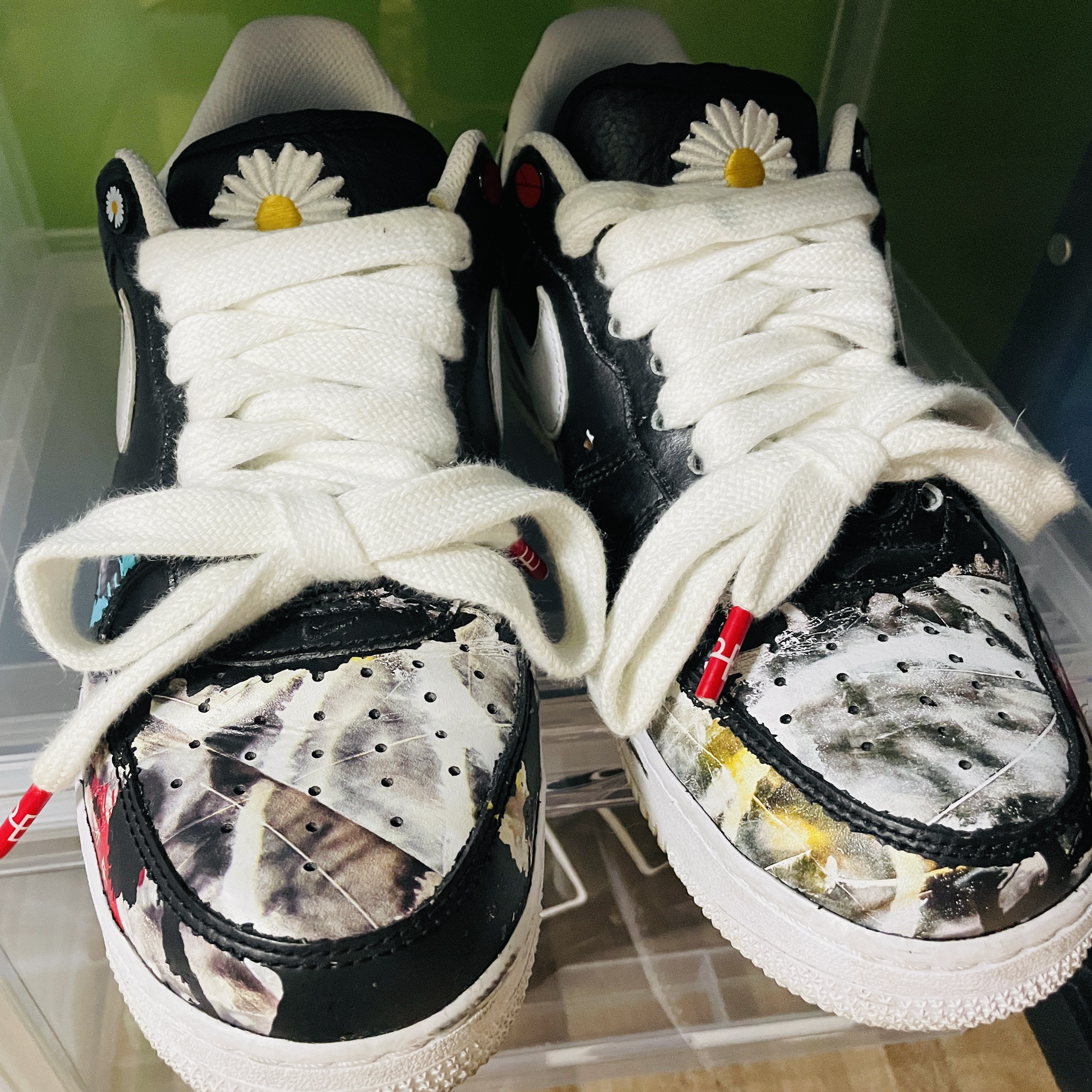 Nike x Peaceminusone Air Force 1 Low Para-Noise 착용 스타일