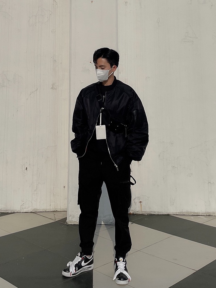Nike x Peaceminusone Air Force 1 Low Para-Noise 착용 스타일 - 2