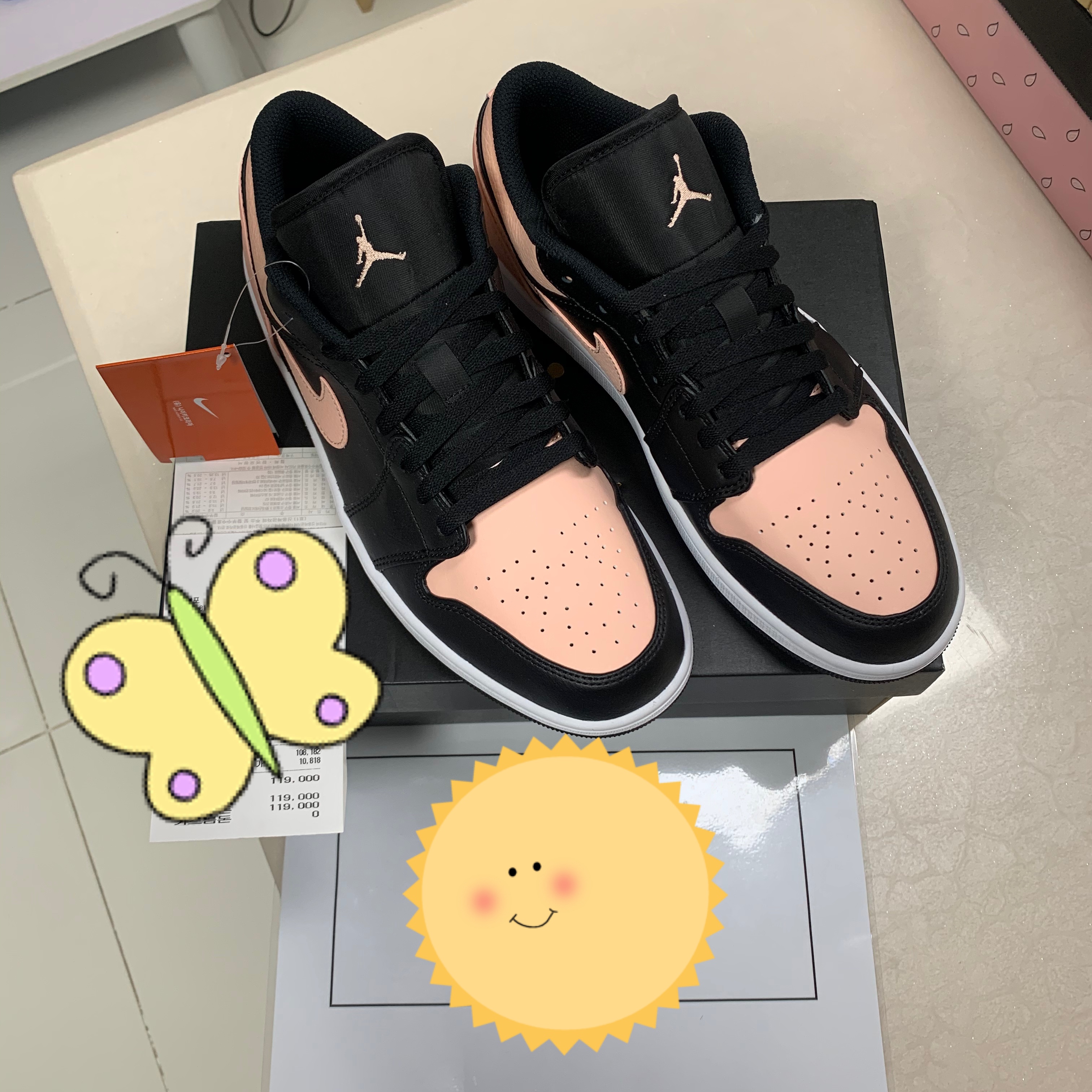 Jordan 1 Low Crimson Tint 착용 스타일 - 3
