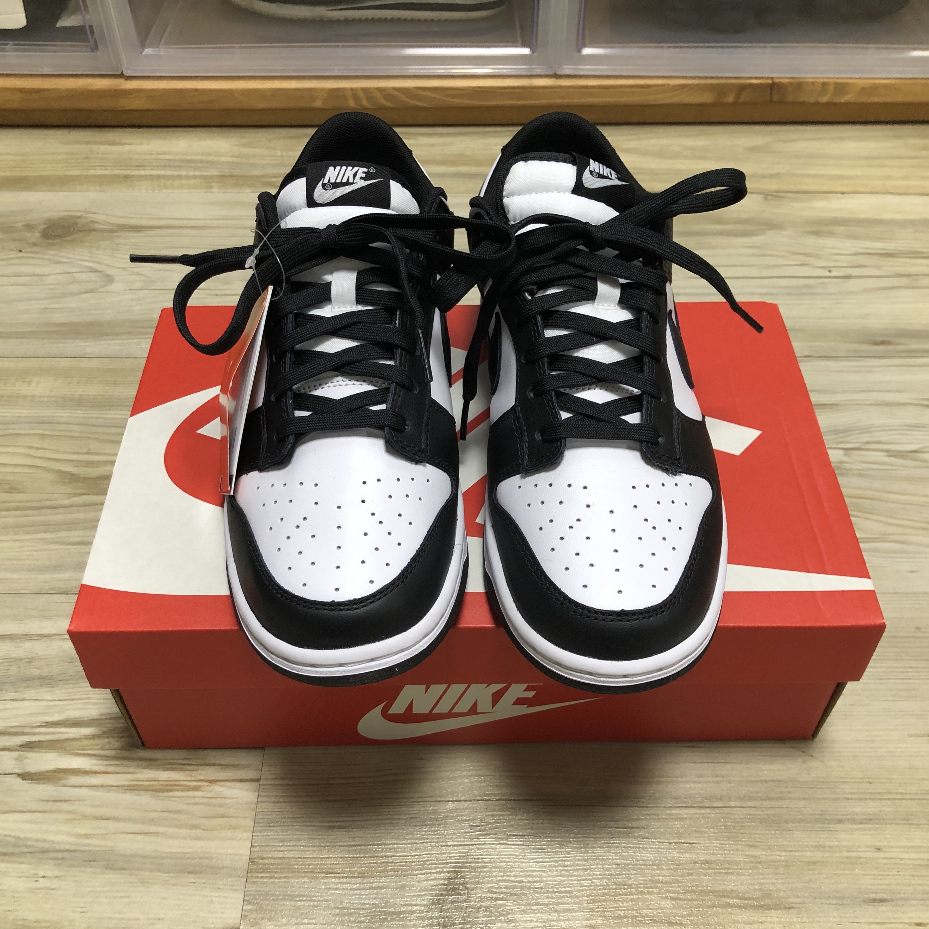 Nike Dunk Low Retro Black 착용 스타일 - 1