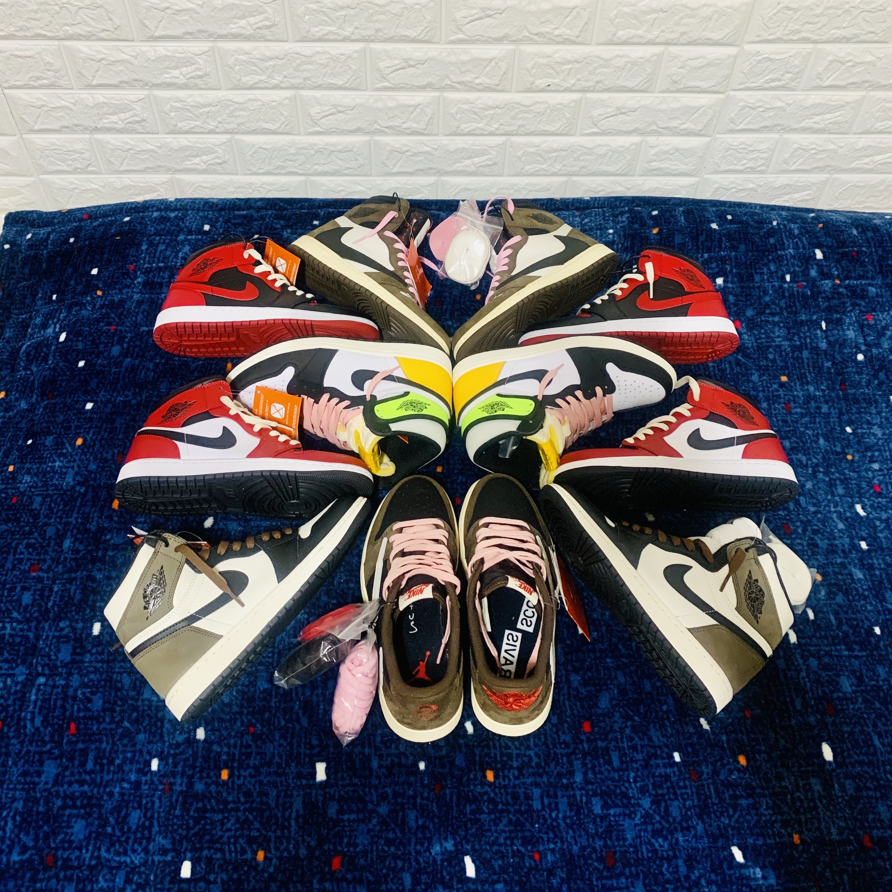 Jordan 1 x Travis Scott Retro High OG SP Mocha, Jordan 1 x Travis Scott Retro Low OG SP Mocha 착용 스타일