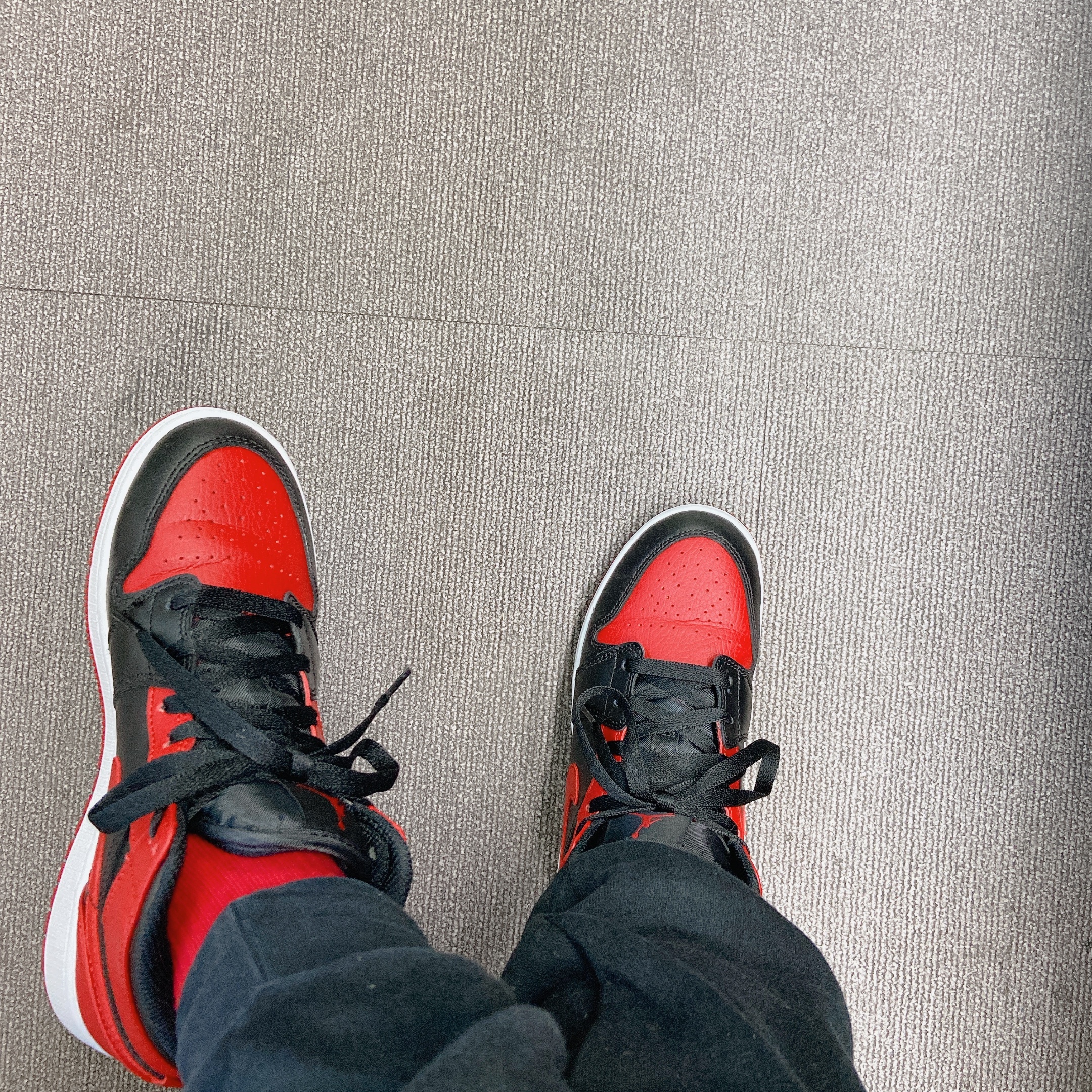 (GS) Jordan 1 Mid Bred Banned 2020 착용 스타일 - 3