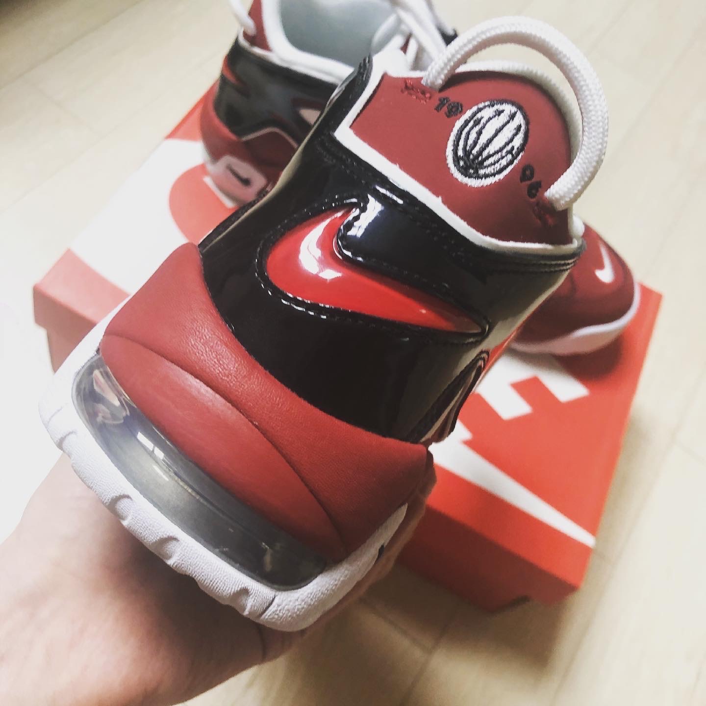 Nike Air More Uptempo 96 Bulls 2021 착용 스타일 - 4
