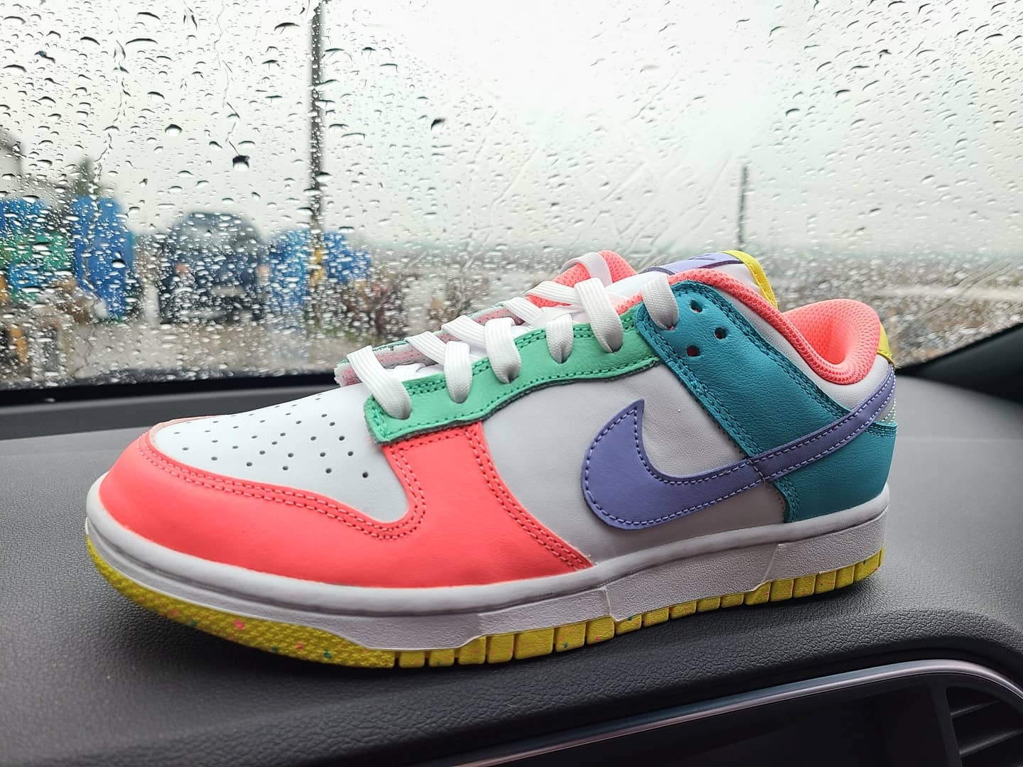 (W) Nike Dunk Low SE Candy 착용 스타일 - 1