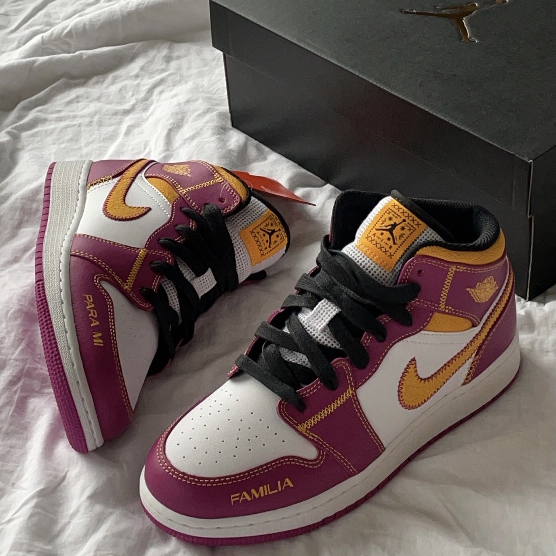 (GS) Jordan 1 Mid DOD Familia 착용 스타일