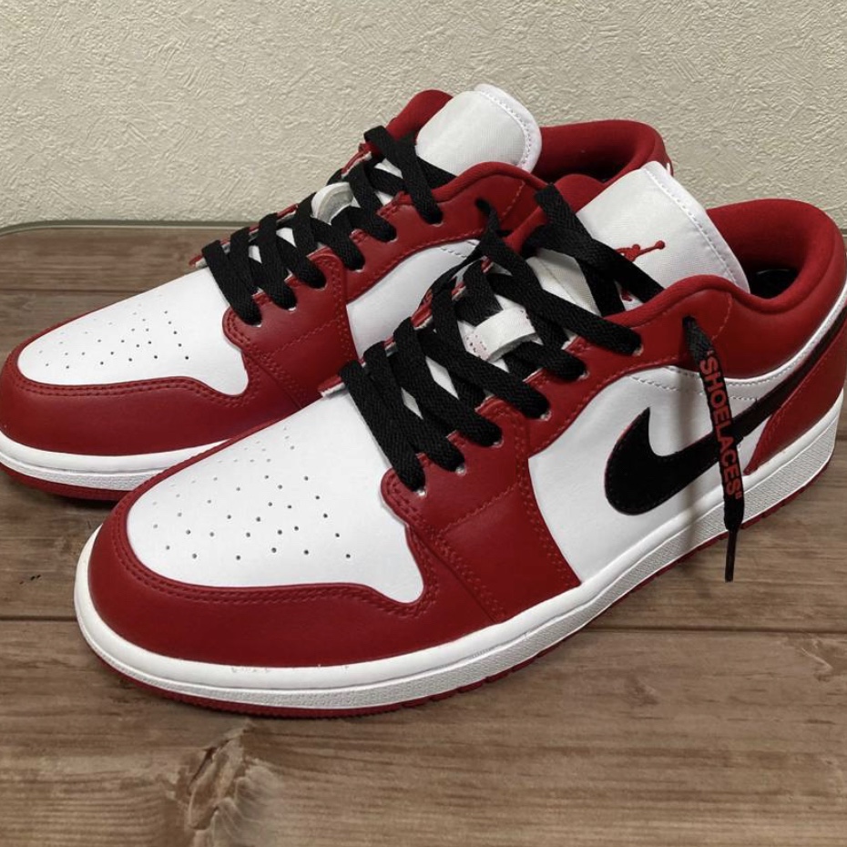Jordan 1 Low Gym Red White 착용 스타일