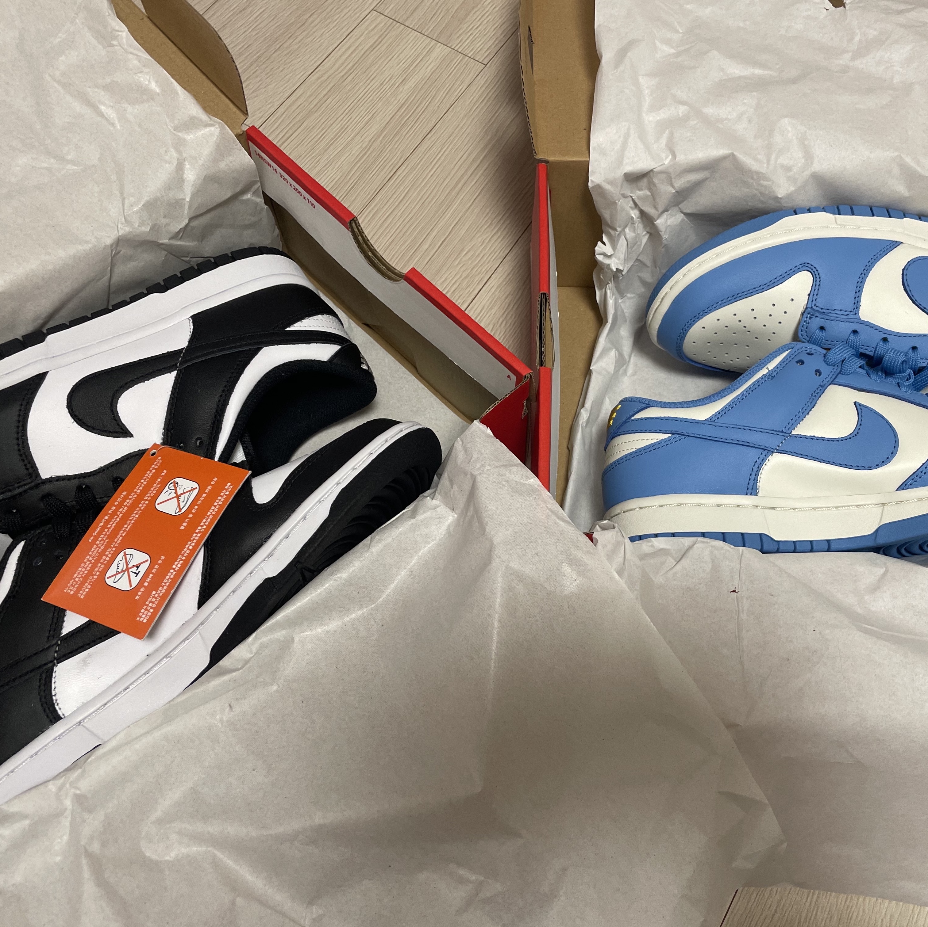 (W) Nike Dunk Low Black, (W) Nike Dunk Low Coast 착용 스타일 - 2