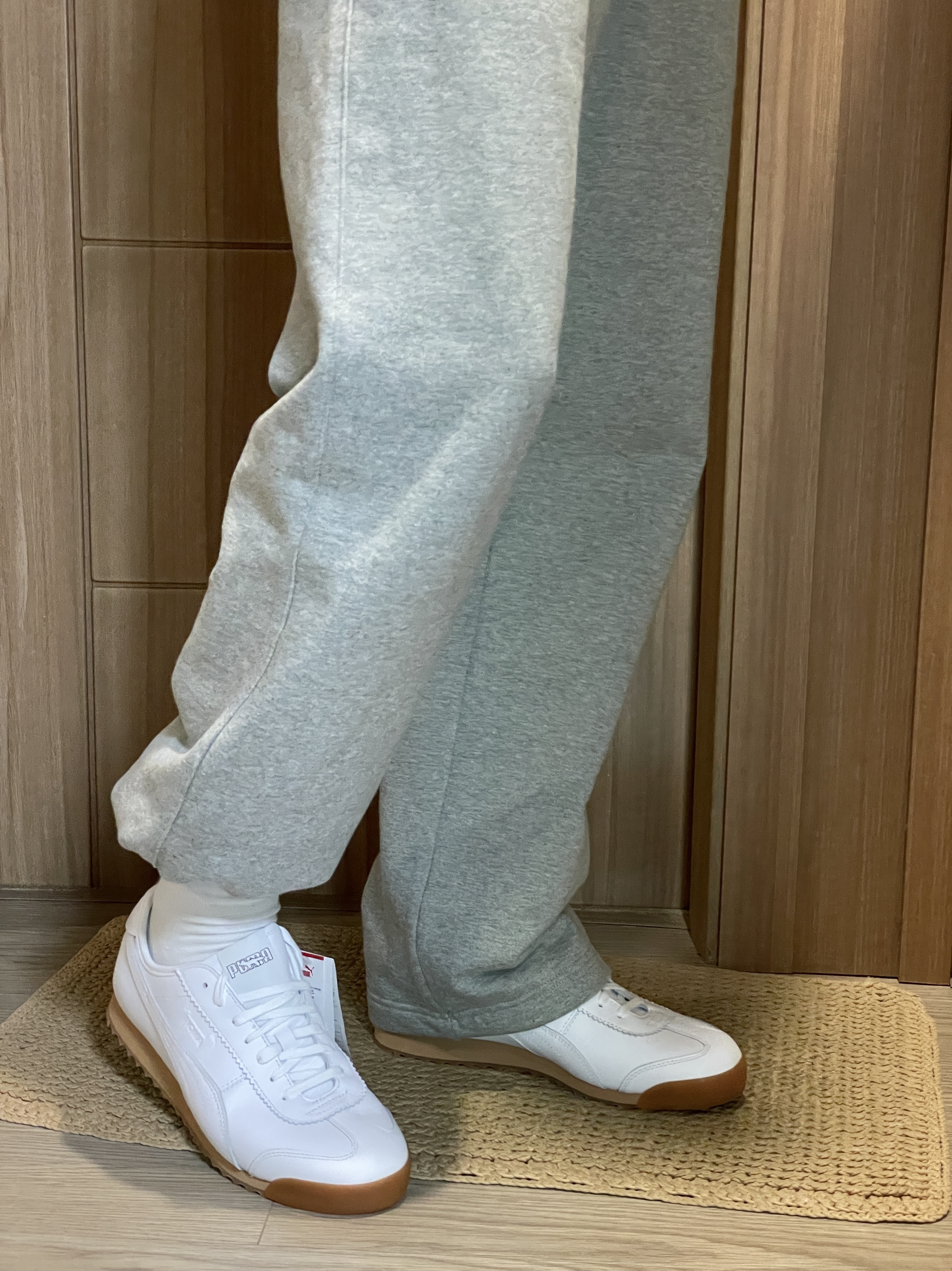 Puma x Maison Kitsune Roma White 착용 스타일 - 1